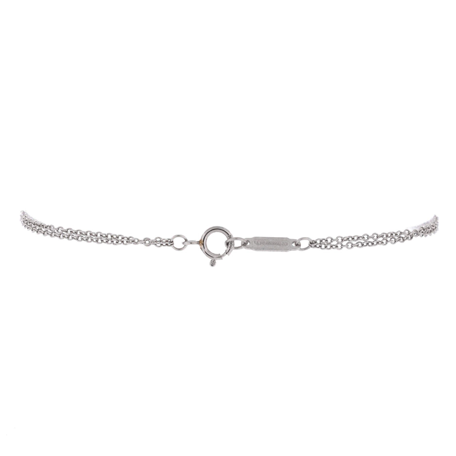 Tiffany & Co. Solitaire Double Chain Bracelet Size ONE SIZE - 3 Thumbnail