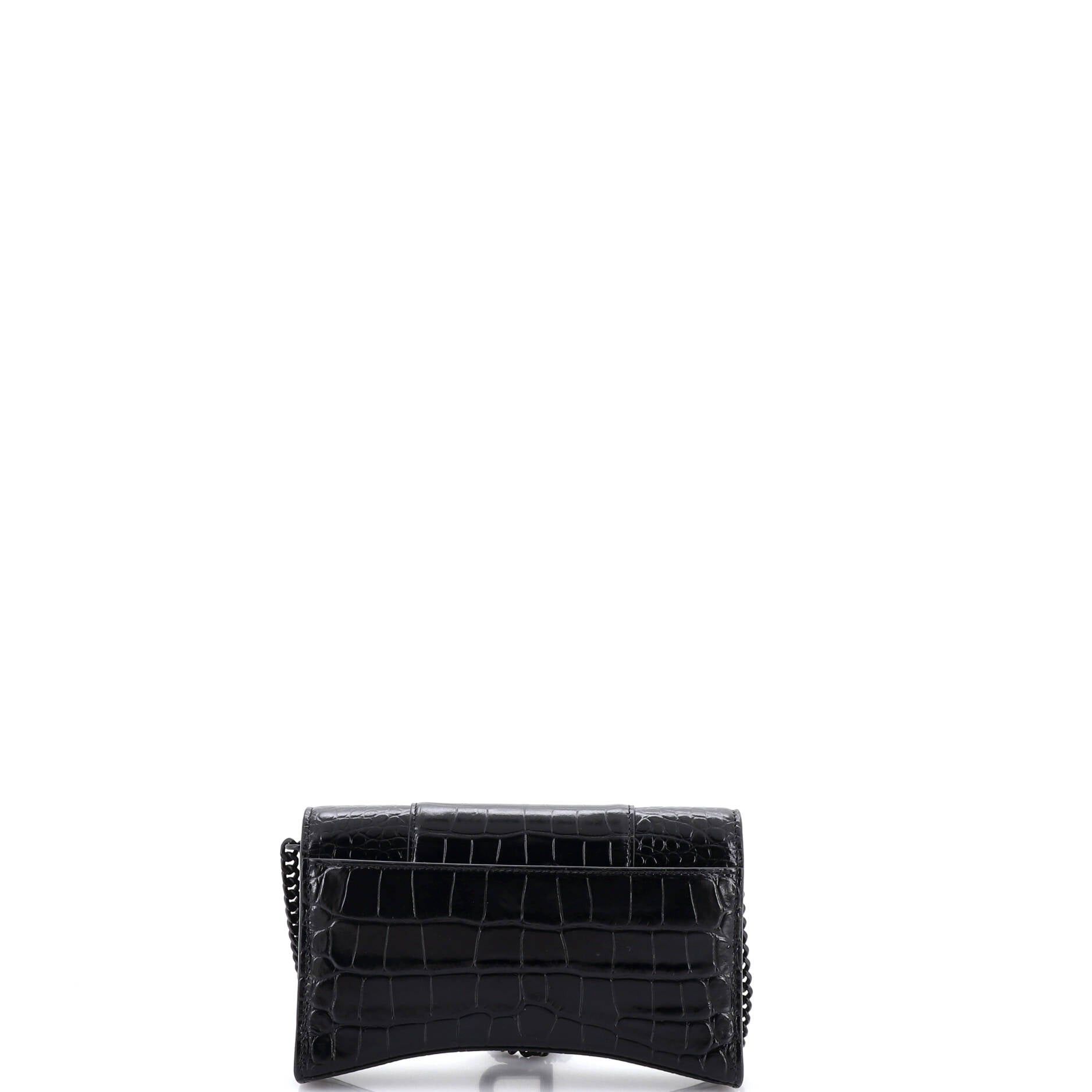 Balenciaga Hourglass Chain Wallet Size ONE SIZE - 3 Thumbnail