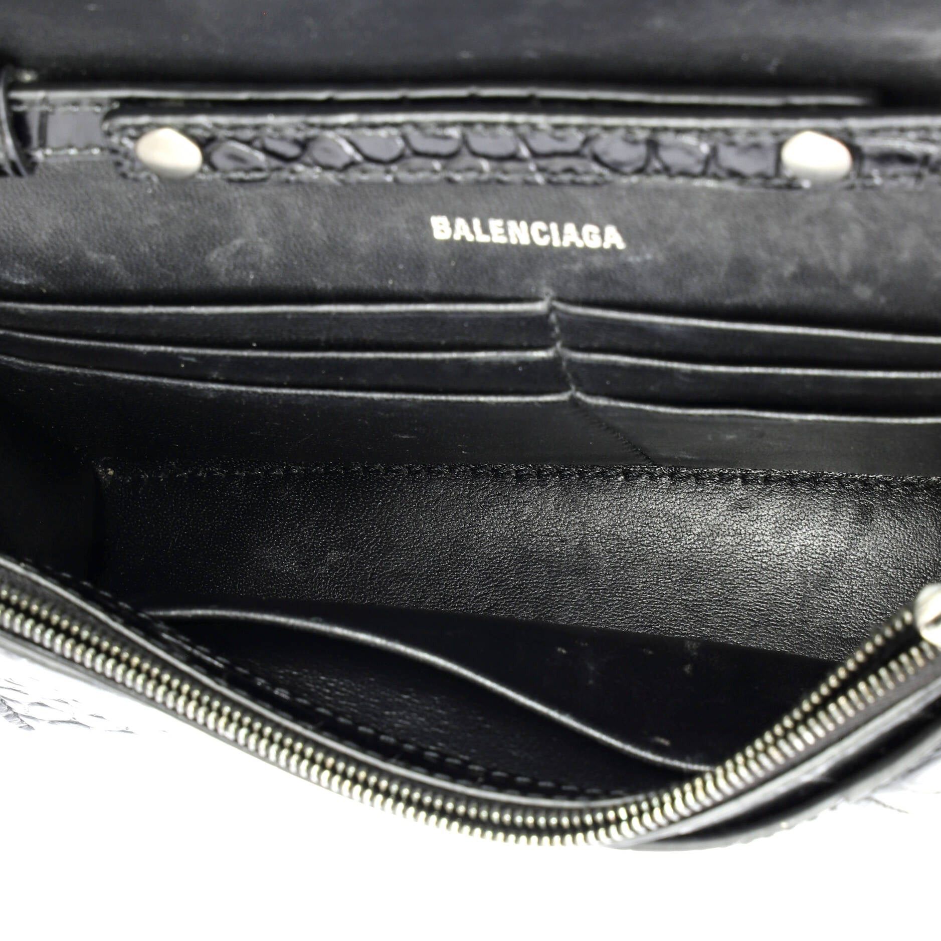 Balenciaga Hourglass Chain Wallet Size ONE SIZE - 5 Thumbnail