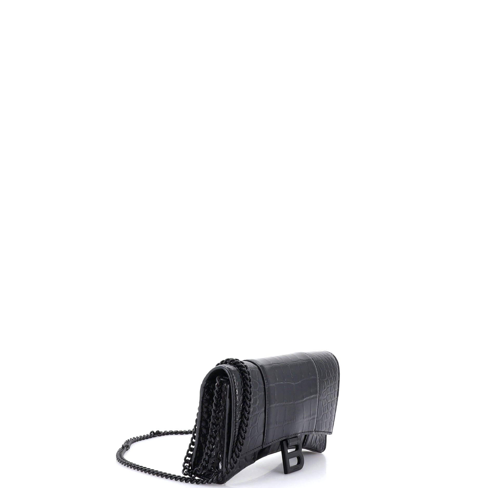 Balenciaga Hourglass Chain Wallet Size ONE SIZE - 2 Thumbnail