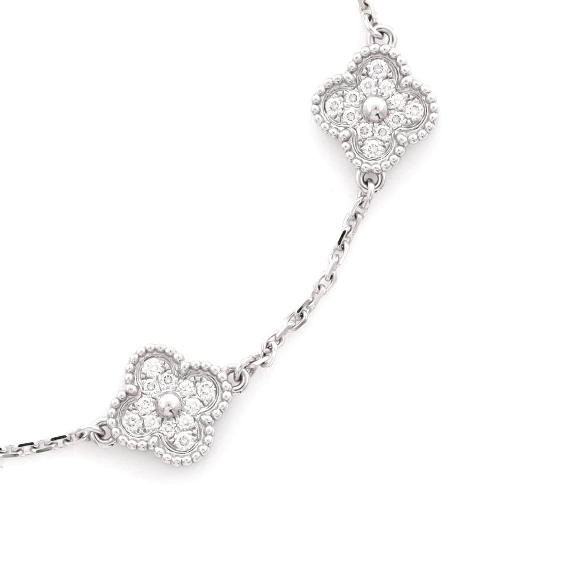 Van Cleef & Arpels Sweet Alhambra 6 Motifs Bracelet Size ONE SIZE - 3 Thumbnail