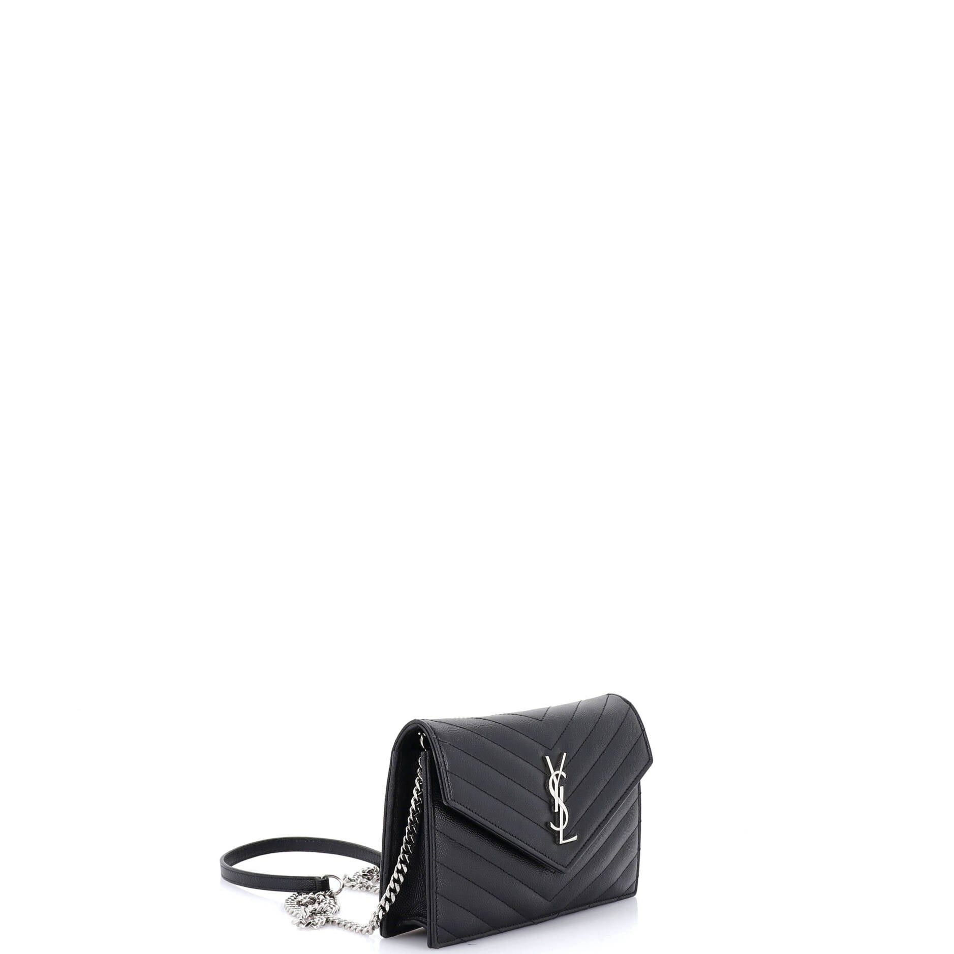 Saint Laurent Paris Classic Monogram Wallet on Chain Size ONE SIZE - 2 Thumbnail