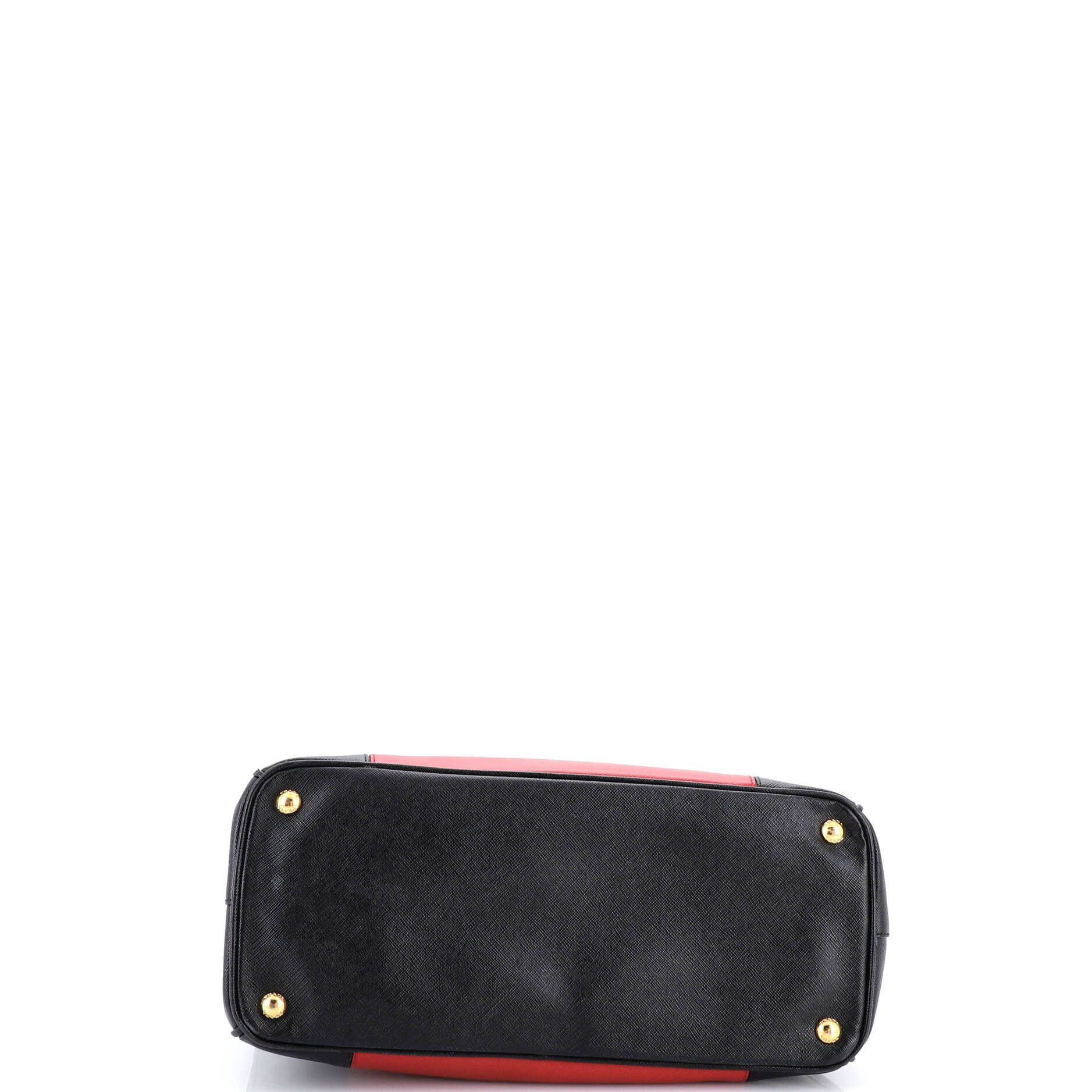 Prada Bicolor Double Zip Lux Tote Size ONE SIZE - 4 Thumbnail