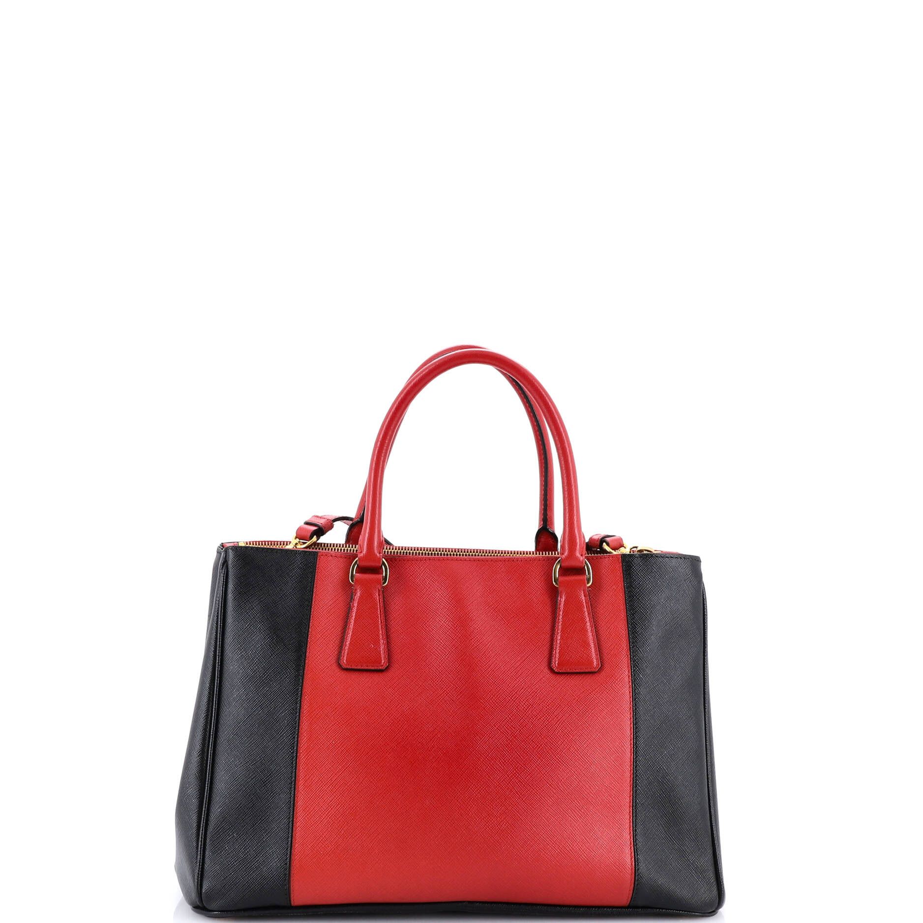 Prada Bicolor Double Zip Lux Tote Size ONE SIZE - 3 Thumbnail