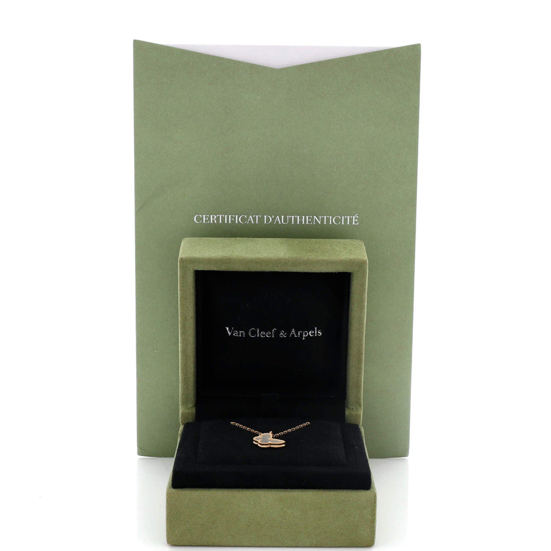 Van Cleef & Arpels Sweet Alhambra Butterfly Pendant Necklace Size ONE SIZE - 2 Thumbnail