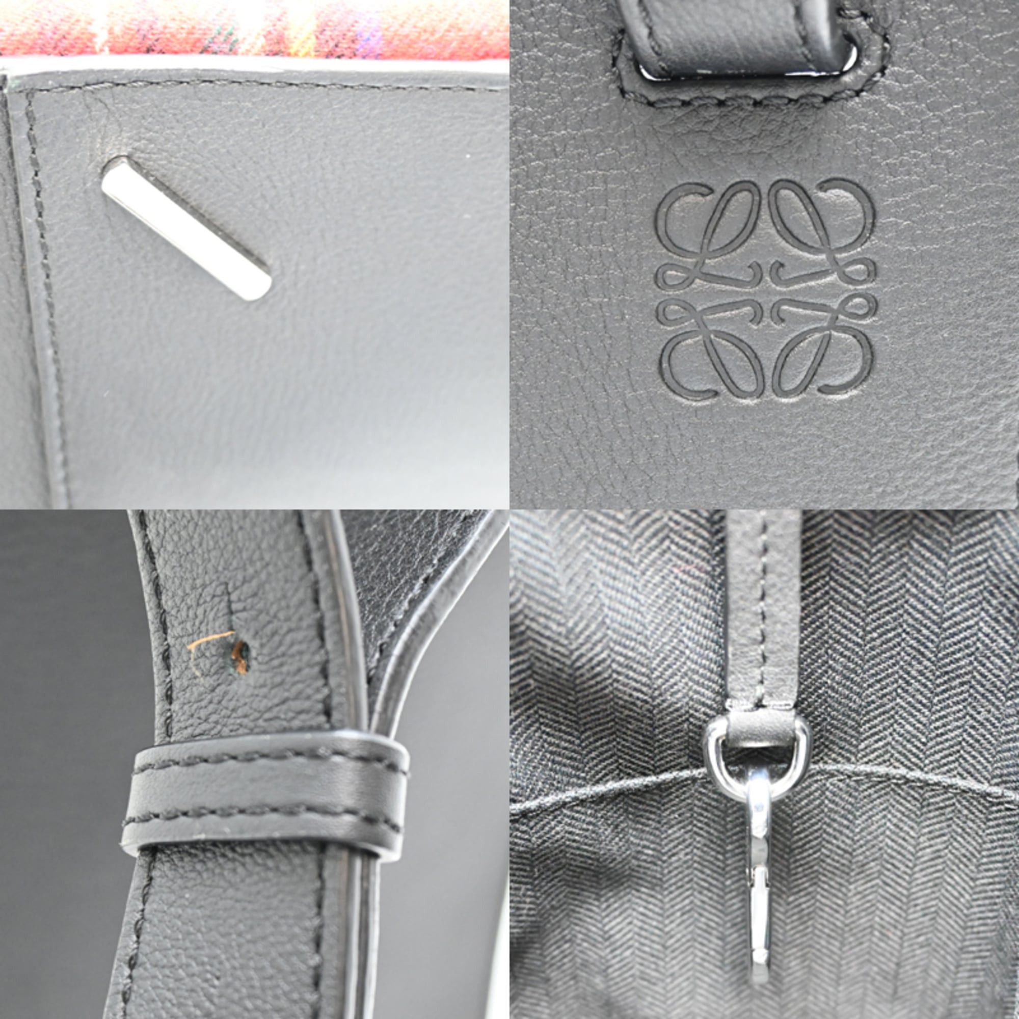 Loewe Loewe Hammock 2-way Women's Shoulder Bag 387.63TN60 Leather Black Size ONE SIZE - 7 Thumbnail