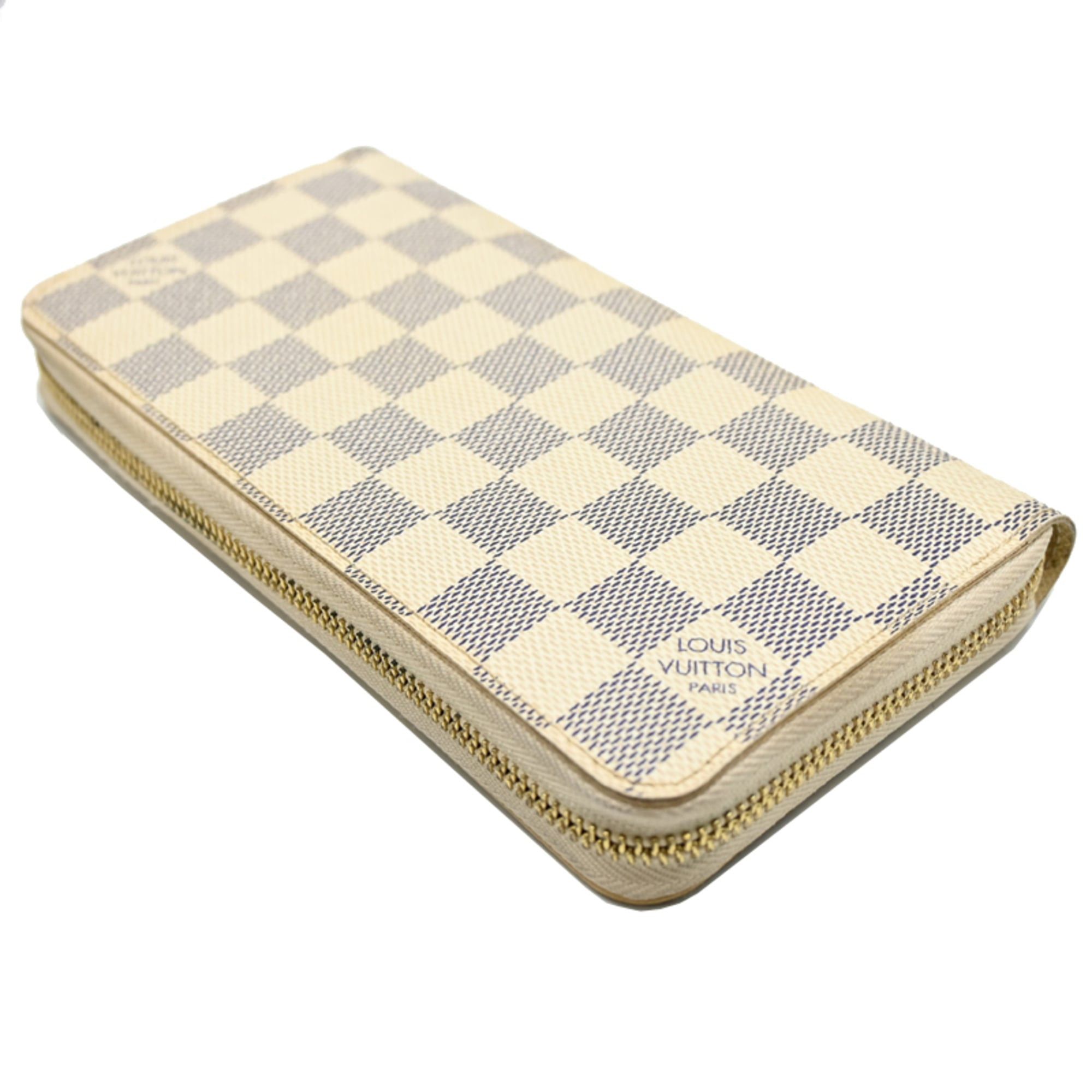 Louis Vuitton Louis Vuitton Damier Azur Zippy Wallet Women's Long N60019 Size ONE SIZE - 3 Thumbnail
