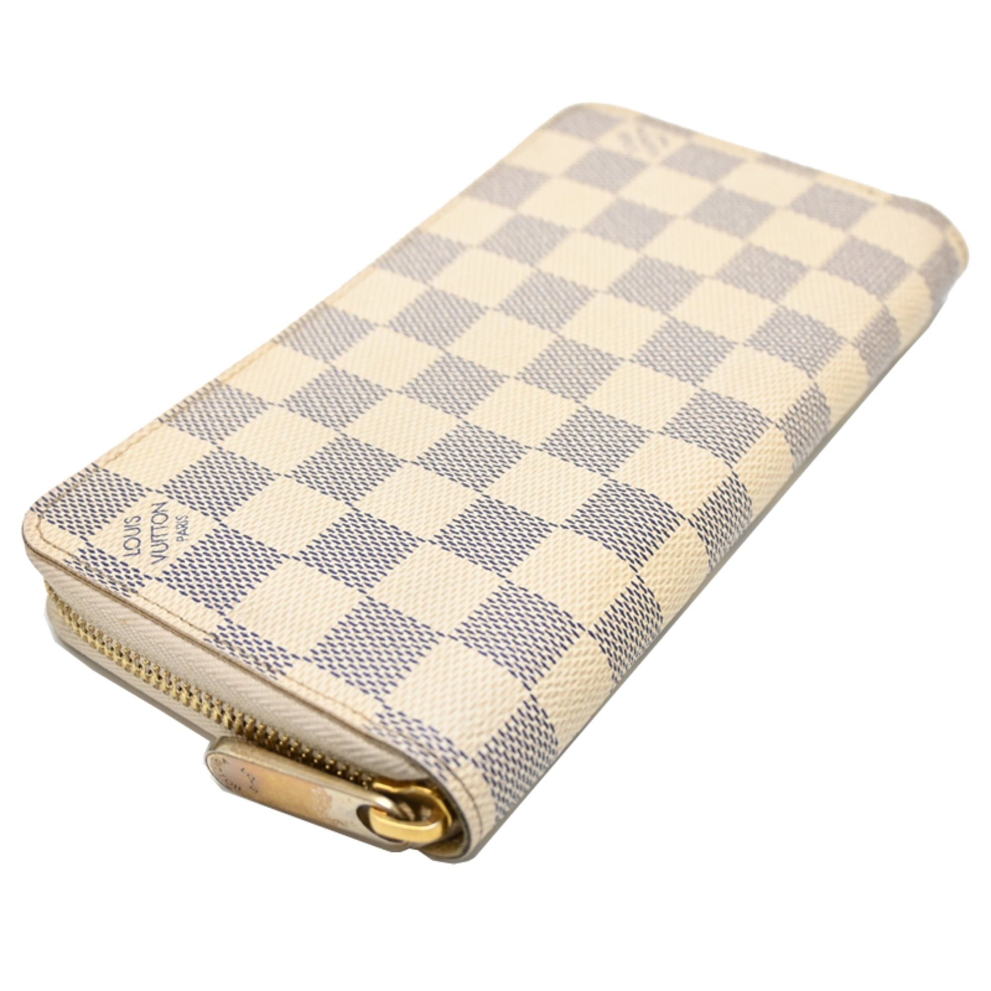 Louis Vuitton Louis Vuitton Damier Azur Zippy Wallet Women's Long N60019 Size ONE SIZE - 4 Thumbnail