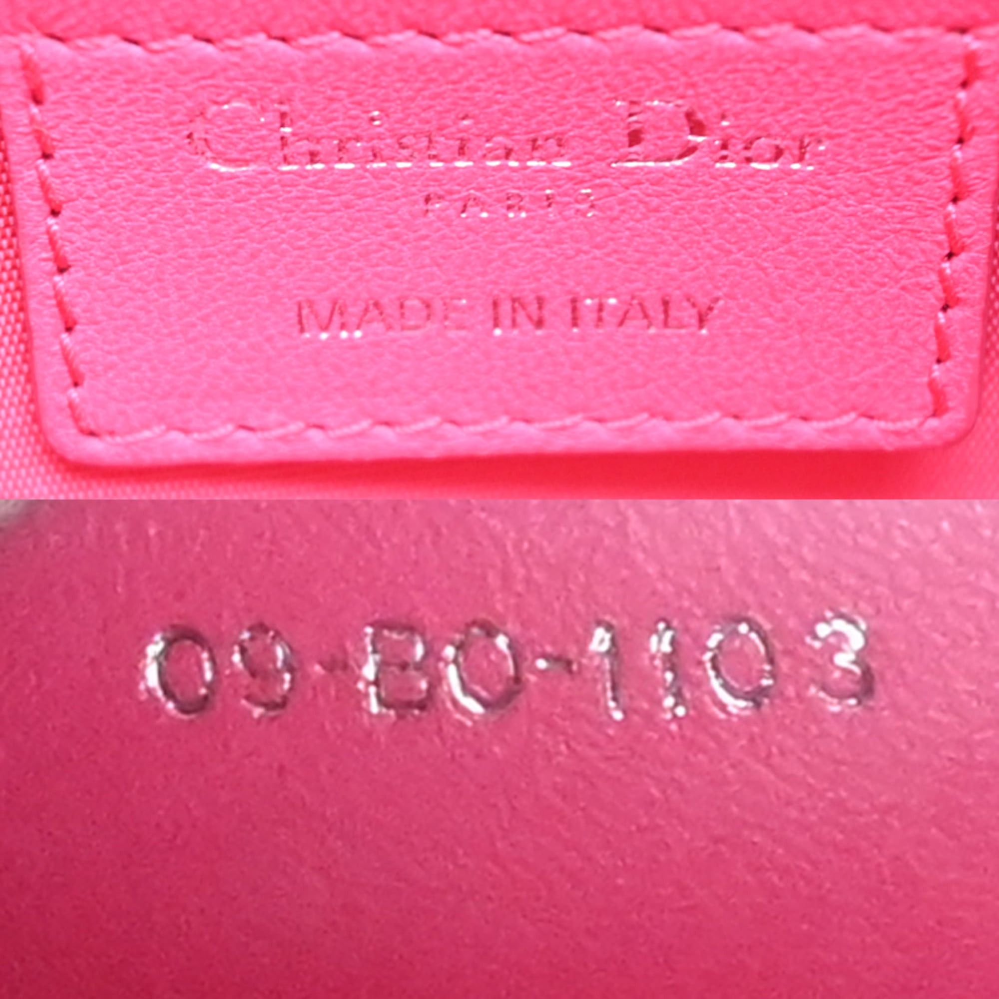 Dior Christian Dior Granville Cannasi Bag, Women's Handbag, Leather, Shocking Pink Size ONE SIZE - 8 Thumbnail