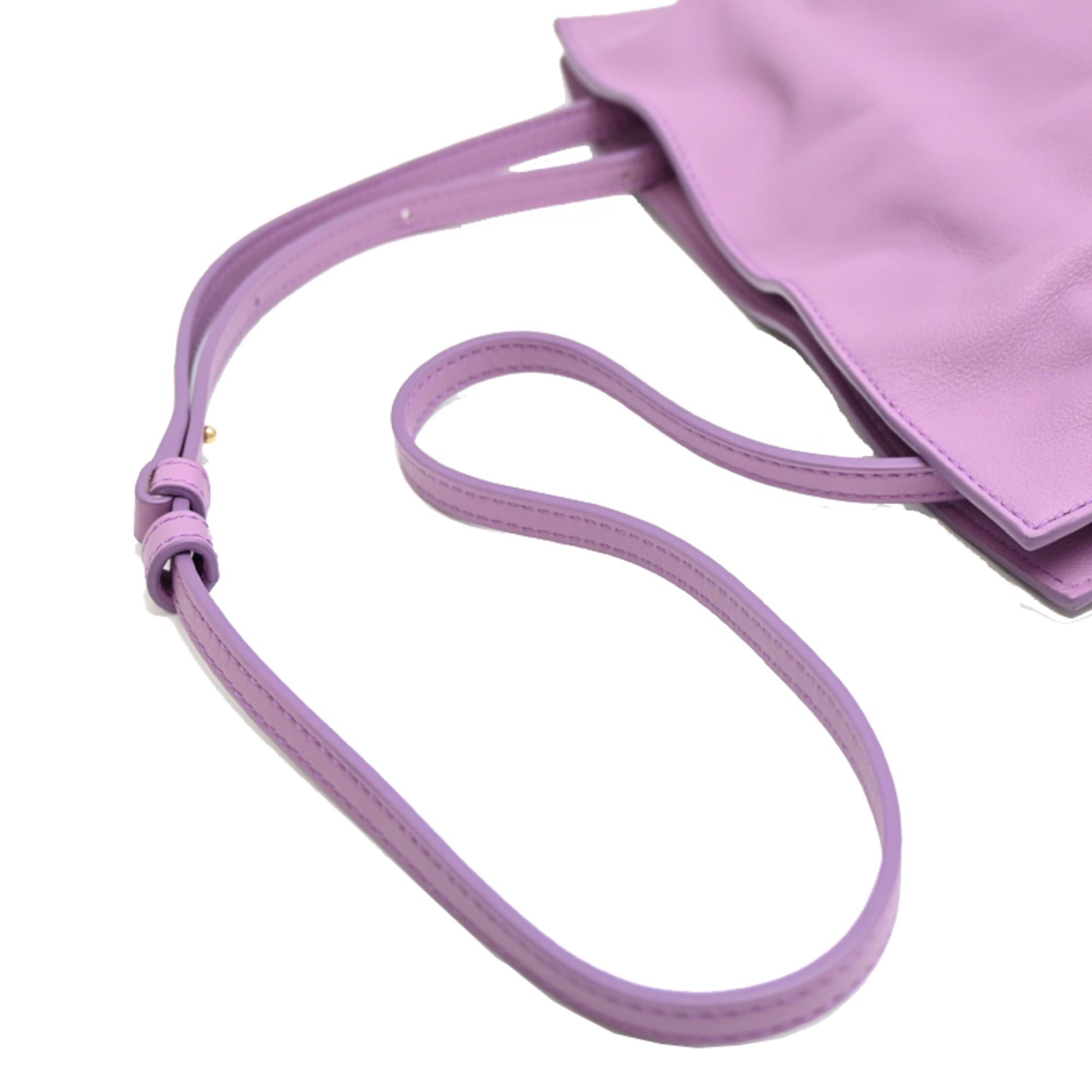 Loewe Loewe Flamenco Clutch Mini Bag Women's Shoulder A411FCx237 Leather Purple Size ONE SIZE - 5 Thumbnail