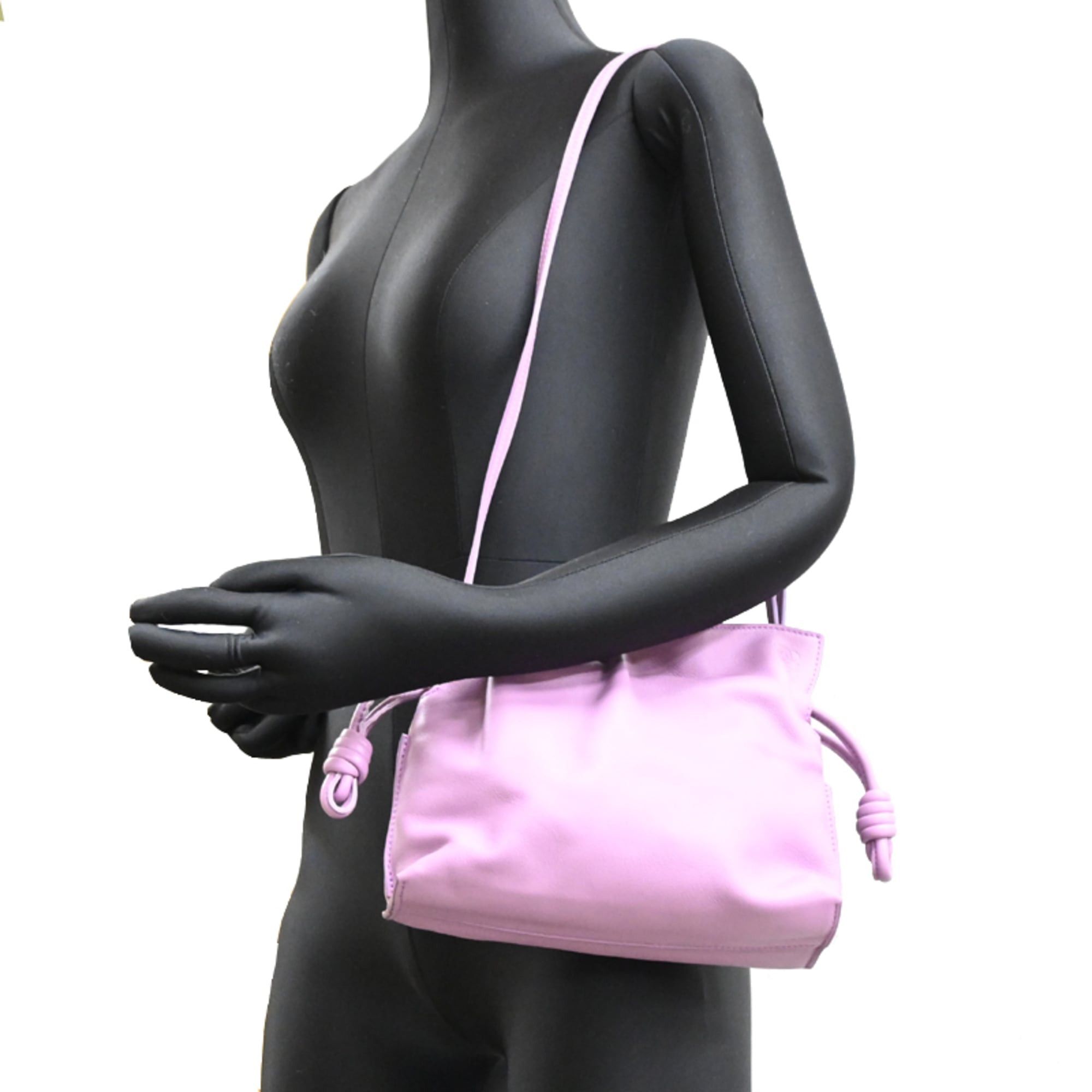 Loewe Loewe Flamenco Clutch Mini Bag Women's Shoulder A411FCx237 Leather Purple Size ONE SIZE - 9 Thumbnail