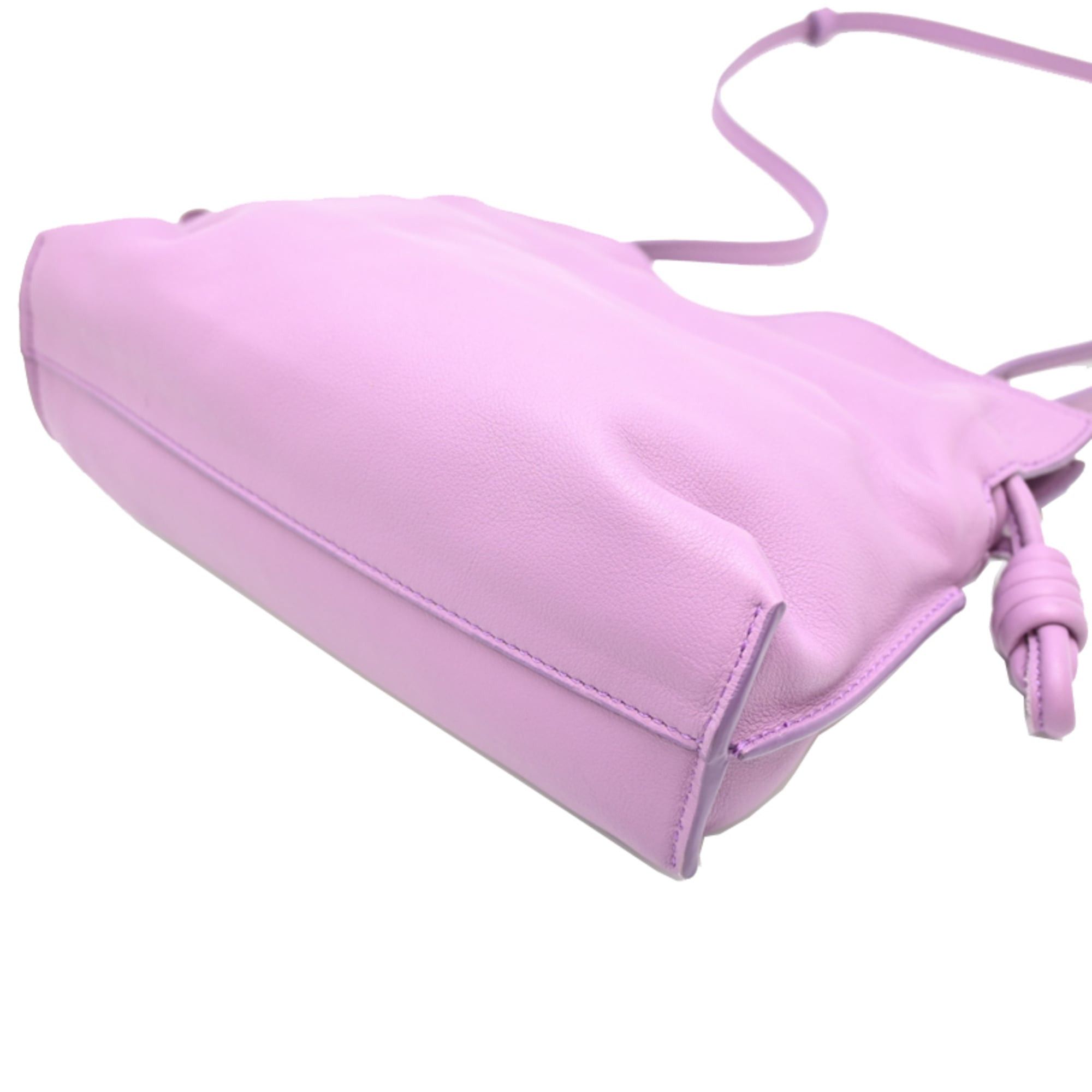 Loewe Loewe Flamenco Clutch Mini Bag Women's Shoulder A411FCx237 Leather Purple Size ONE SIZE - 3 Thumbnail
