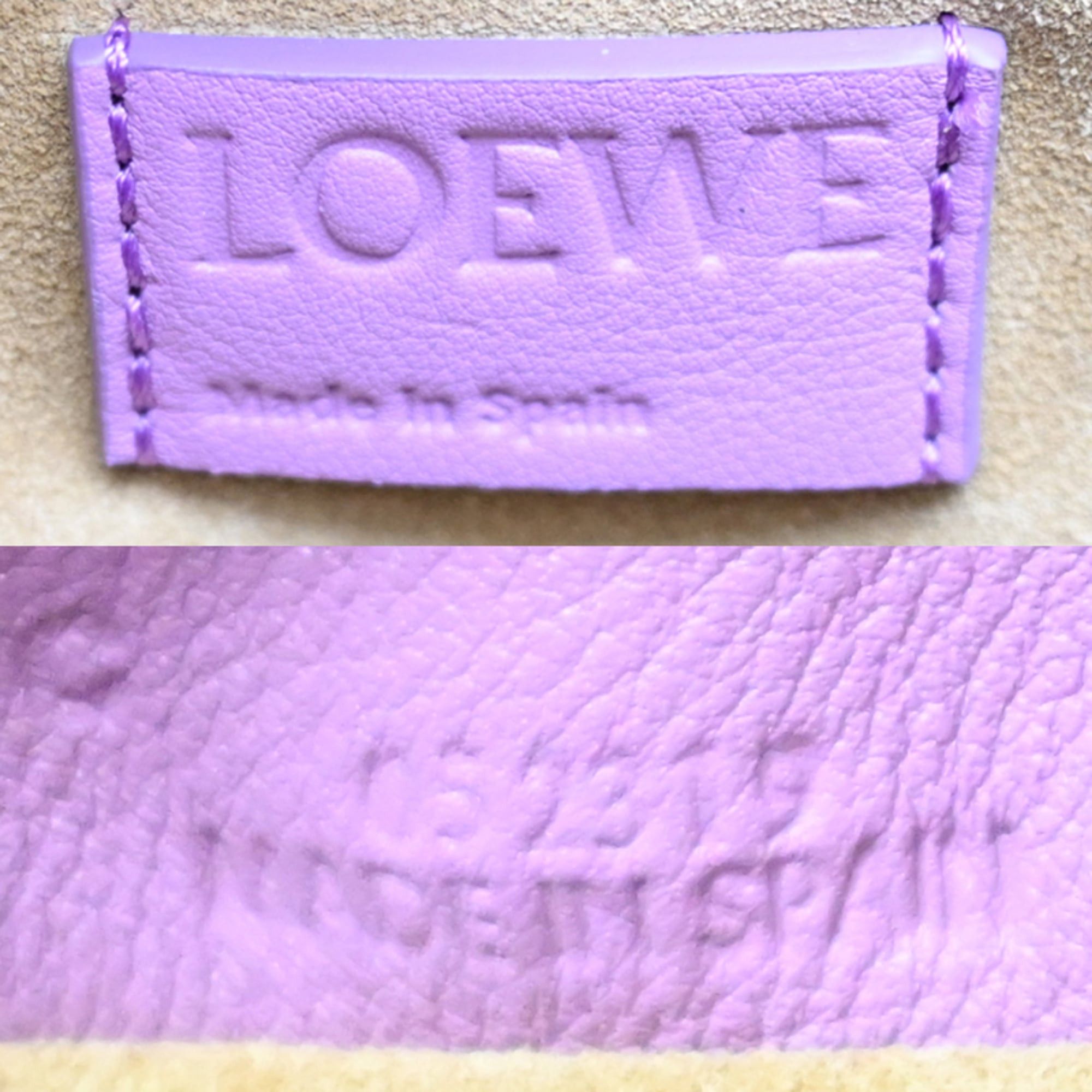 Loewe Loewe Flamenco Clutch Mini Bag Women's Shoulder A411FCx237 Leather Purple Size ONE SIZE - 8 Thumbnail