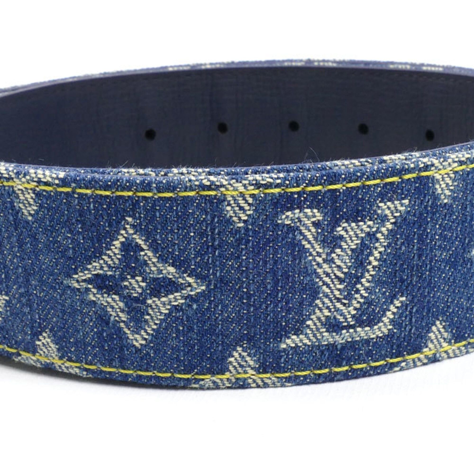 Louis Vuitton LOUIS VUITTON x Nigo Ceinture LV Heart Belt Blue M0465 Men's & Women's Size ONE SIZE - 3 Thumbnail