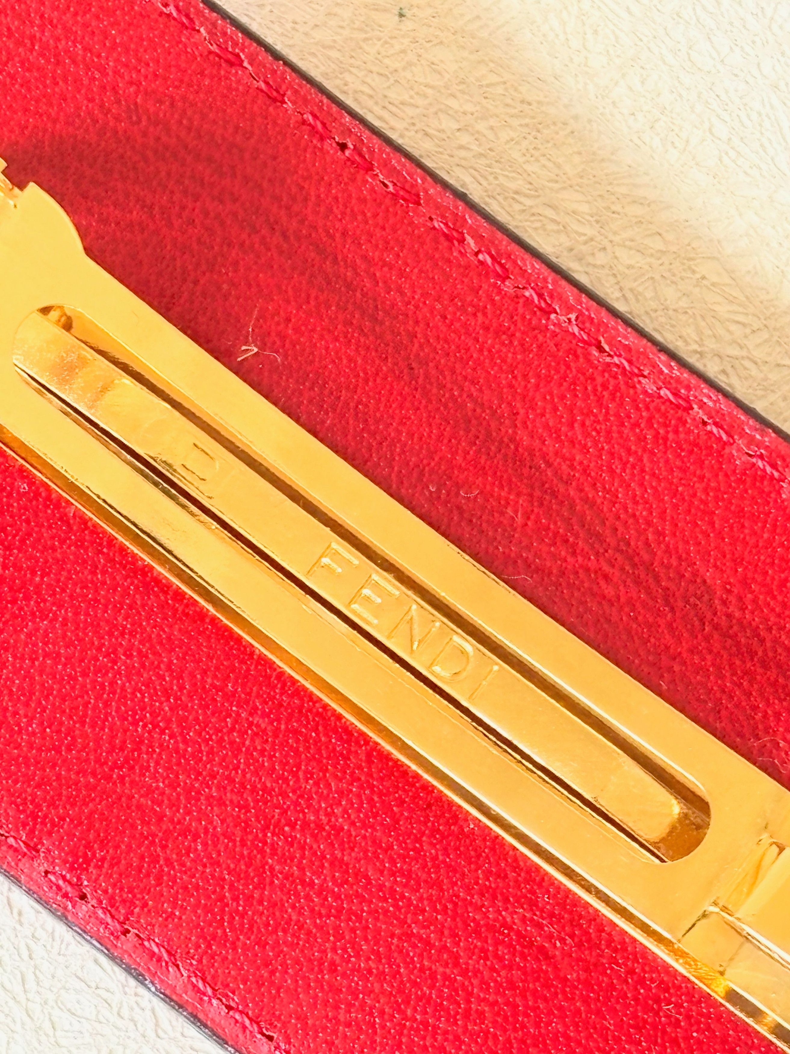 Fendi Barrette cuir Size ONE SIZE - 5 Thumbnail