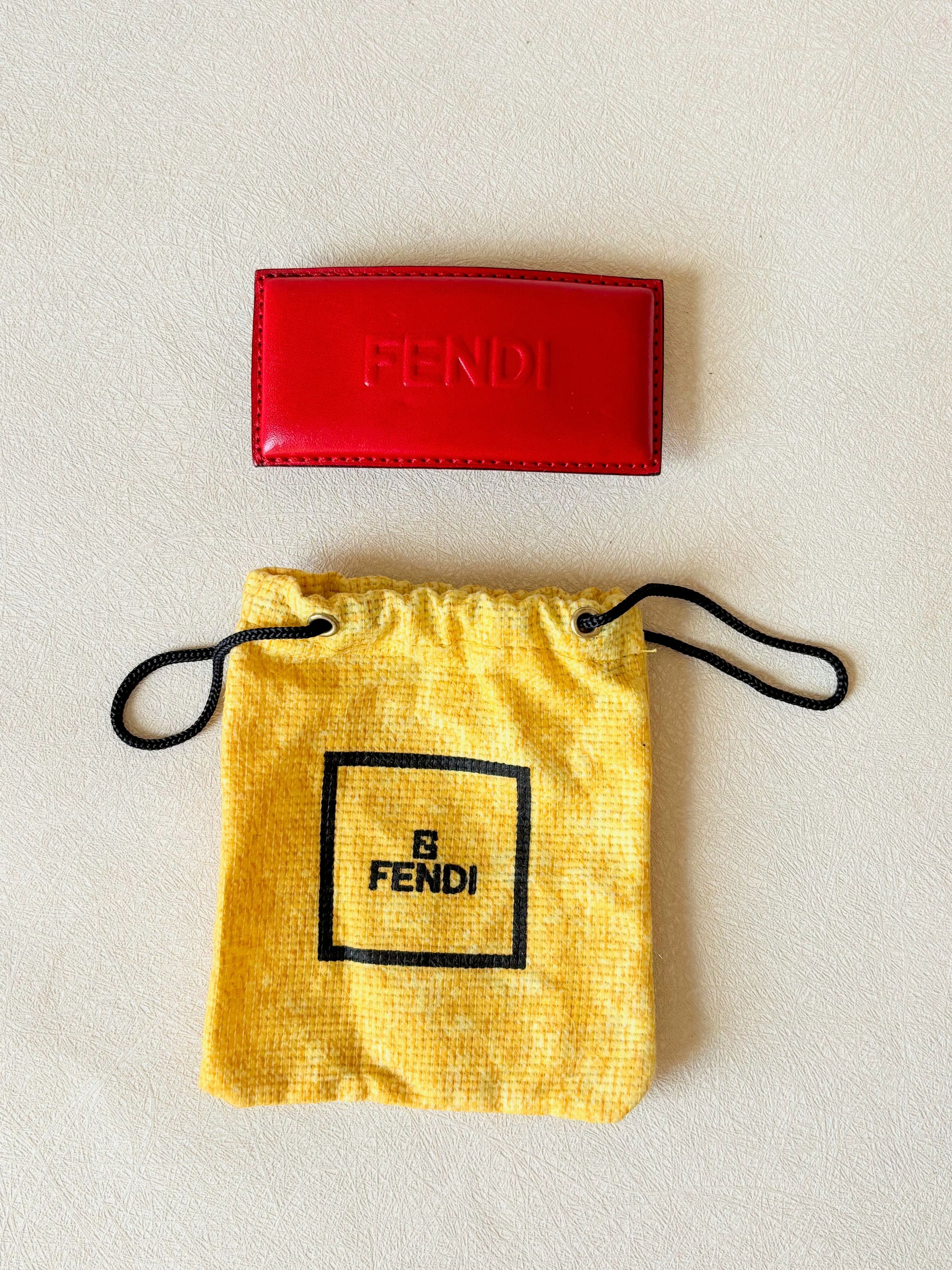 Fendi Barrette cuir Size ONE SIZE - 7 Thumbnail