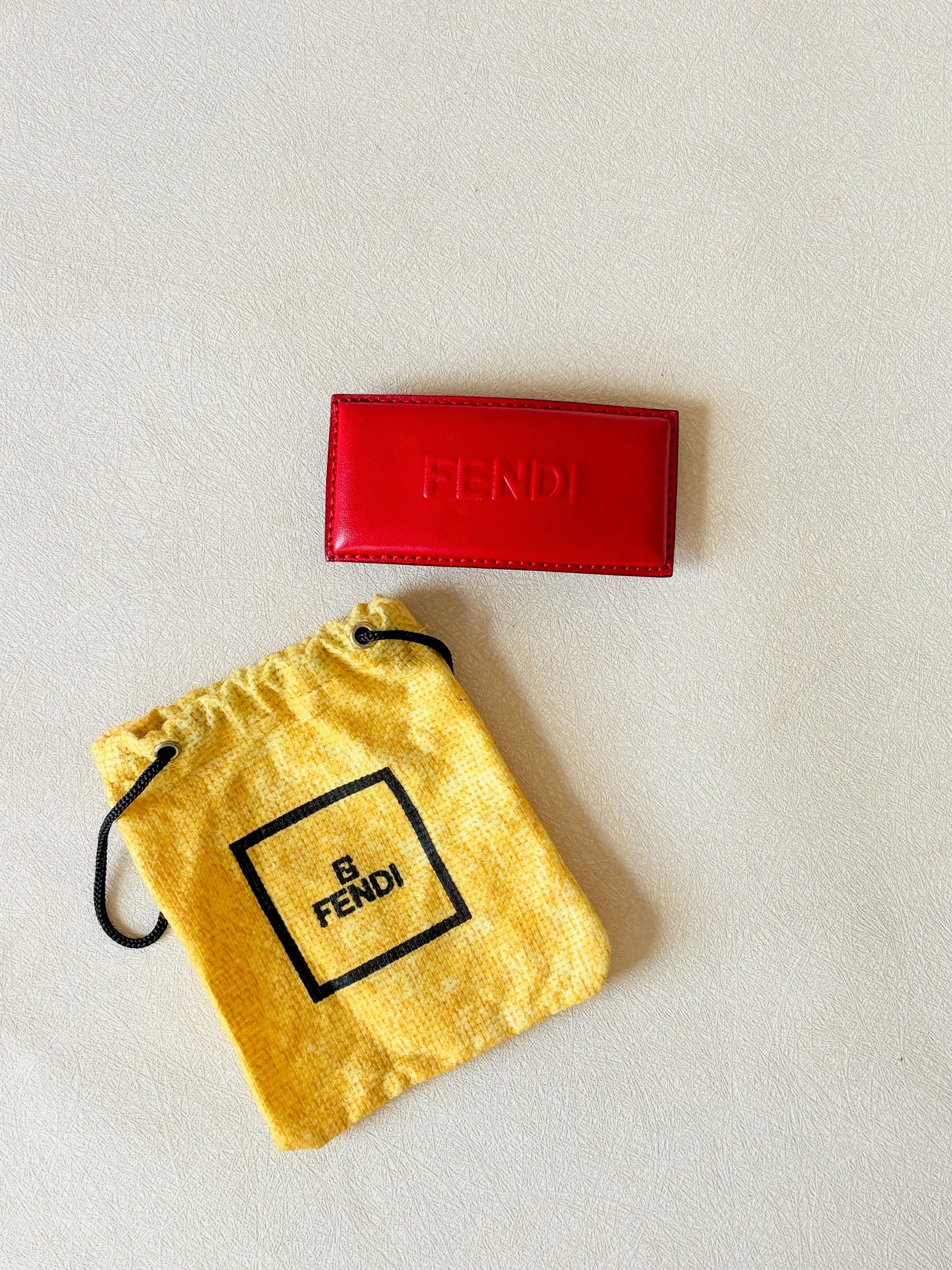 Fendi Barrette cuir Size ONE SIZE - 8 Thumbnail