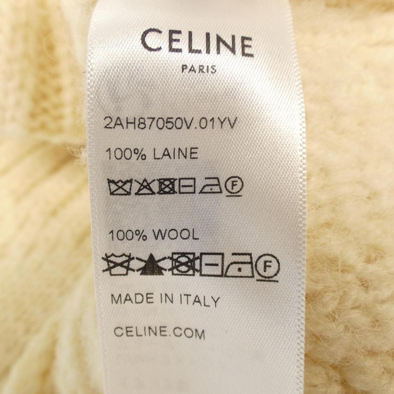 Celine Celine CELINE Triomphe Knit Textile Tops 2AH87050V DUTY FREE for USA Size ONE SIZE - 3 Thumbnail