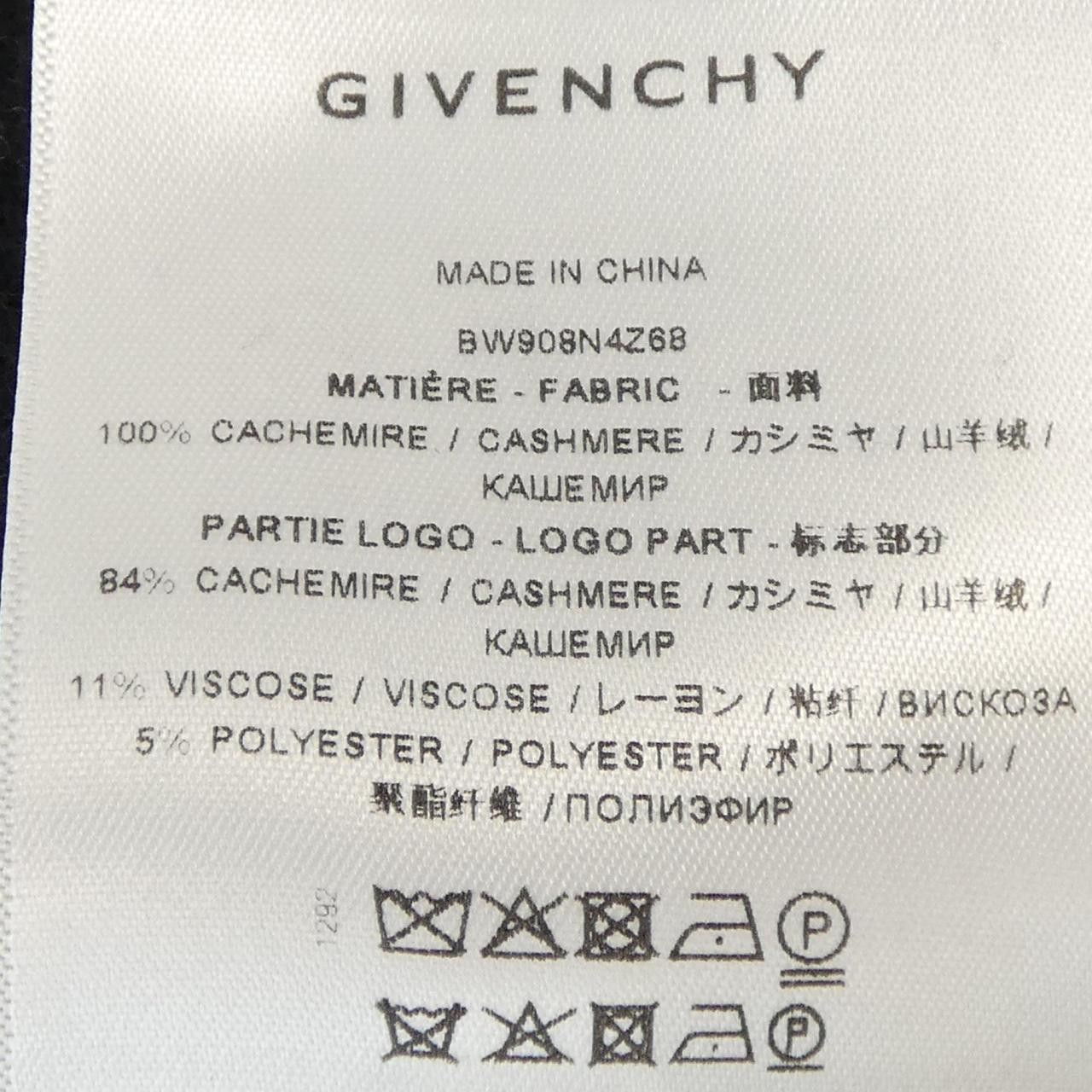 Givenchy Givenchy Givenchy 100 Percent Cashmere Knitwear Textile Tops BW908N4Z68 DUTY FREE for USA Size ONE SIZE - 3 Thumbnail