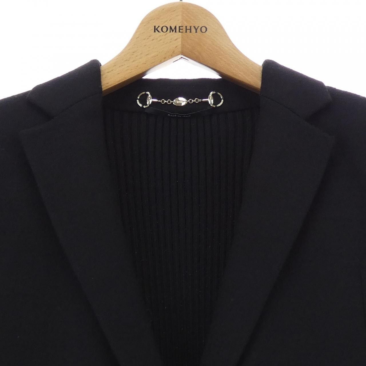 Gucci Gucci Gucci Cashmere Blend Jacket Textile Outerwear 252015ZZ809 DUTY FREE for USA Size ONE SIZE - 5 Thumbnail