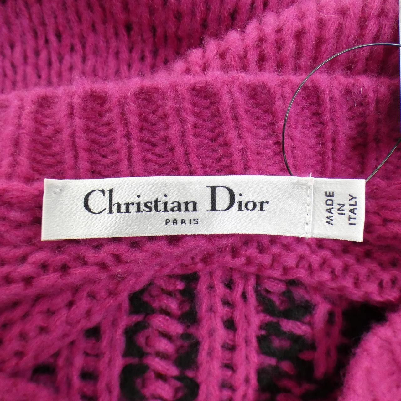 Dior Dior Christian Dior MISS DIOR GRAFFITI Silk Cashmere Knitwear Textile Tops 454S20AM103 DUTY FREE for USA Size ONE SIZE - 4 Thumbnail
