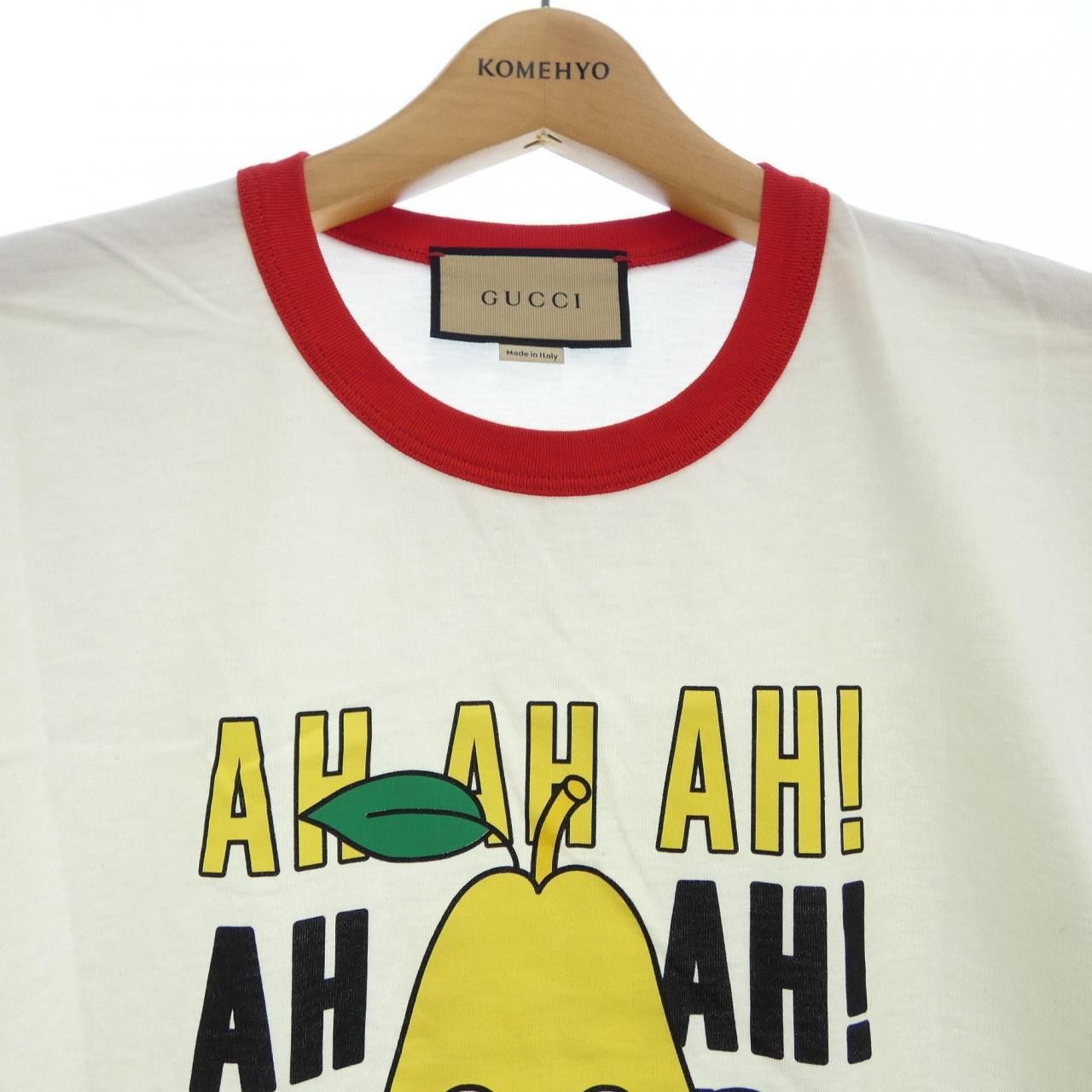 Gucci Gucci Gucci Cotton T Shirt Textile T-Shirts 703439XJEIY DUTY FREE for USA Size ONE SIZE - 5 Thumbnail