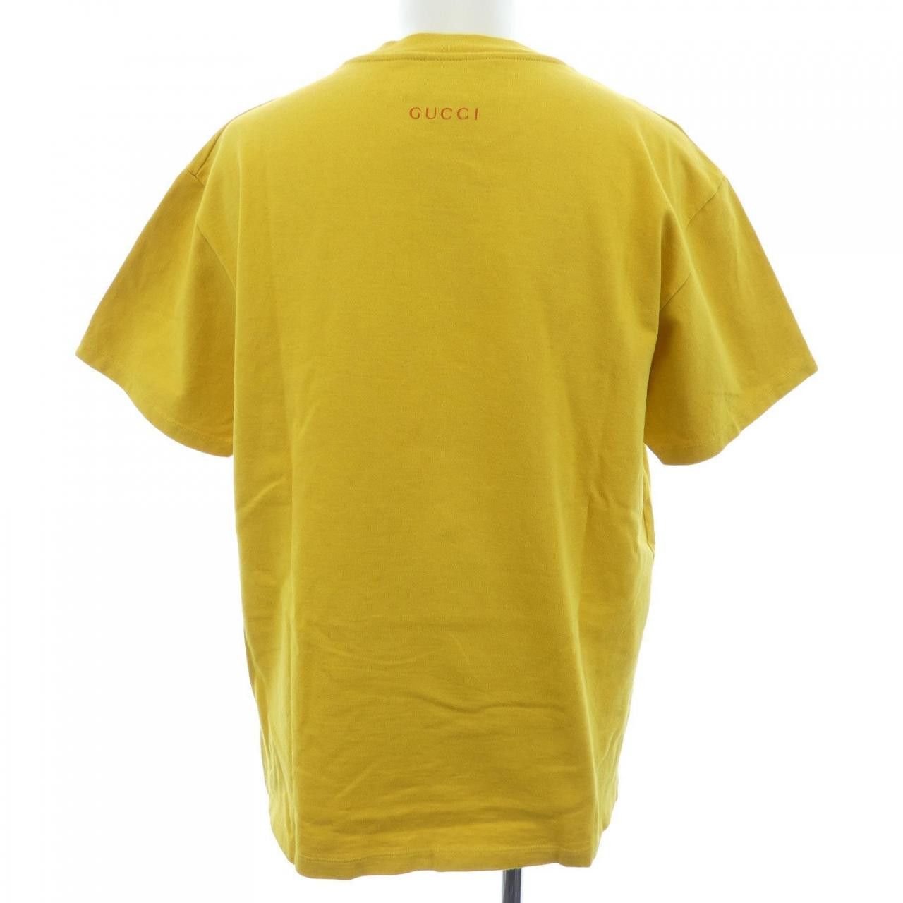Gucci Gucci Gucci Cotton T Shirt Textile T-Shirts 565806 XJB23 DUTY FREE for USA Size ONE SIZE - 2 Thumbnail