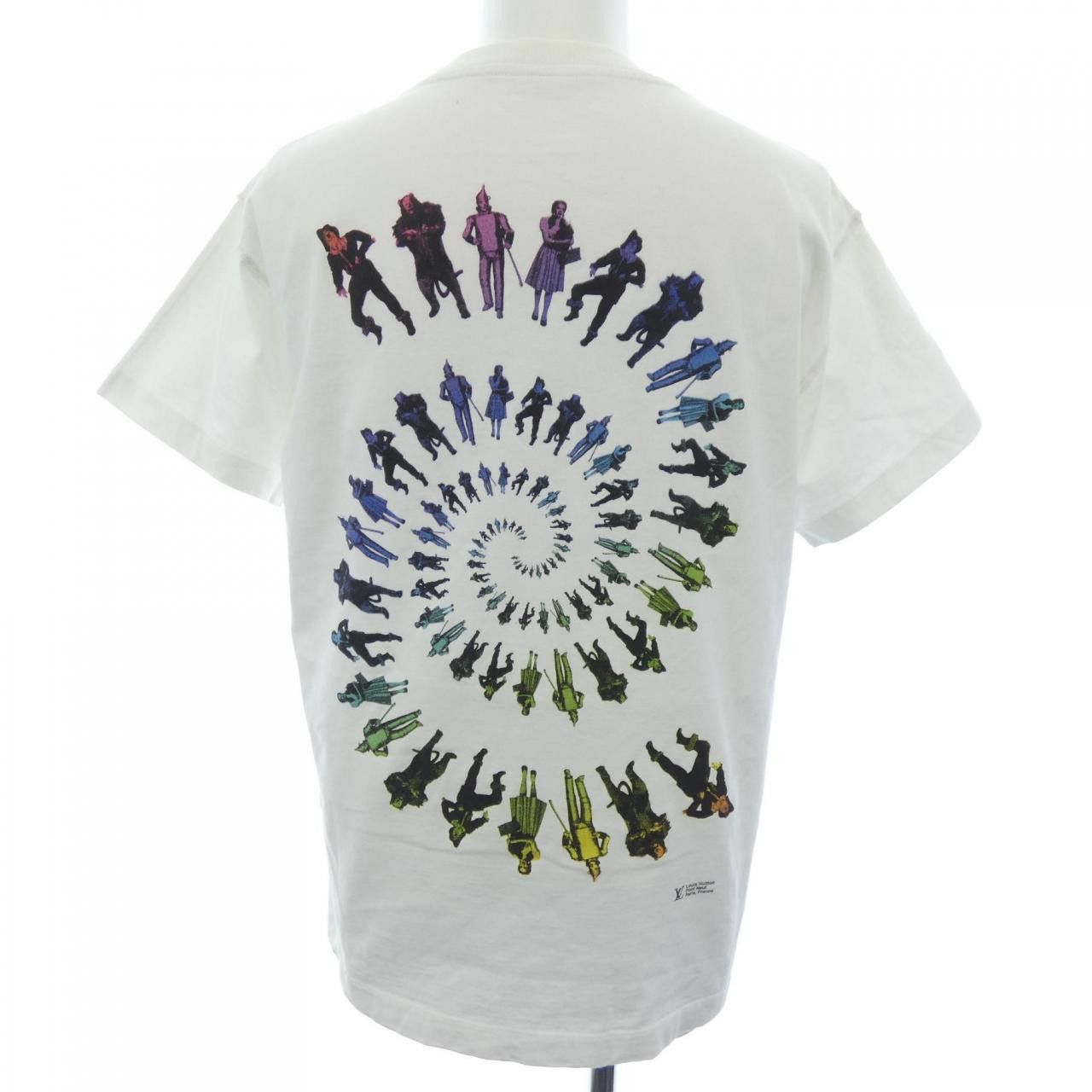 Louis Vuitton Louis Vuitton Louis Vuitton WIZARD OZ SPIRAL Cotton T Shirt Textile T-Shirts HGY93WLVO DUTY FREE for USA Size ONE SIZE - 2 Thumbnail