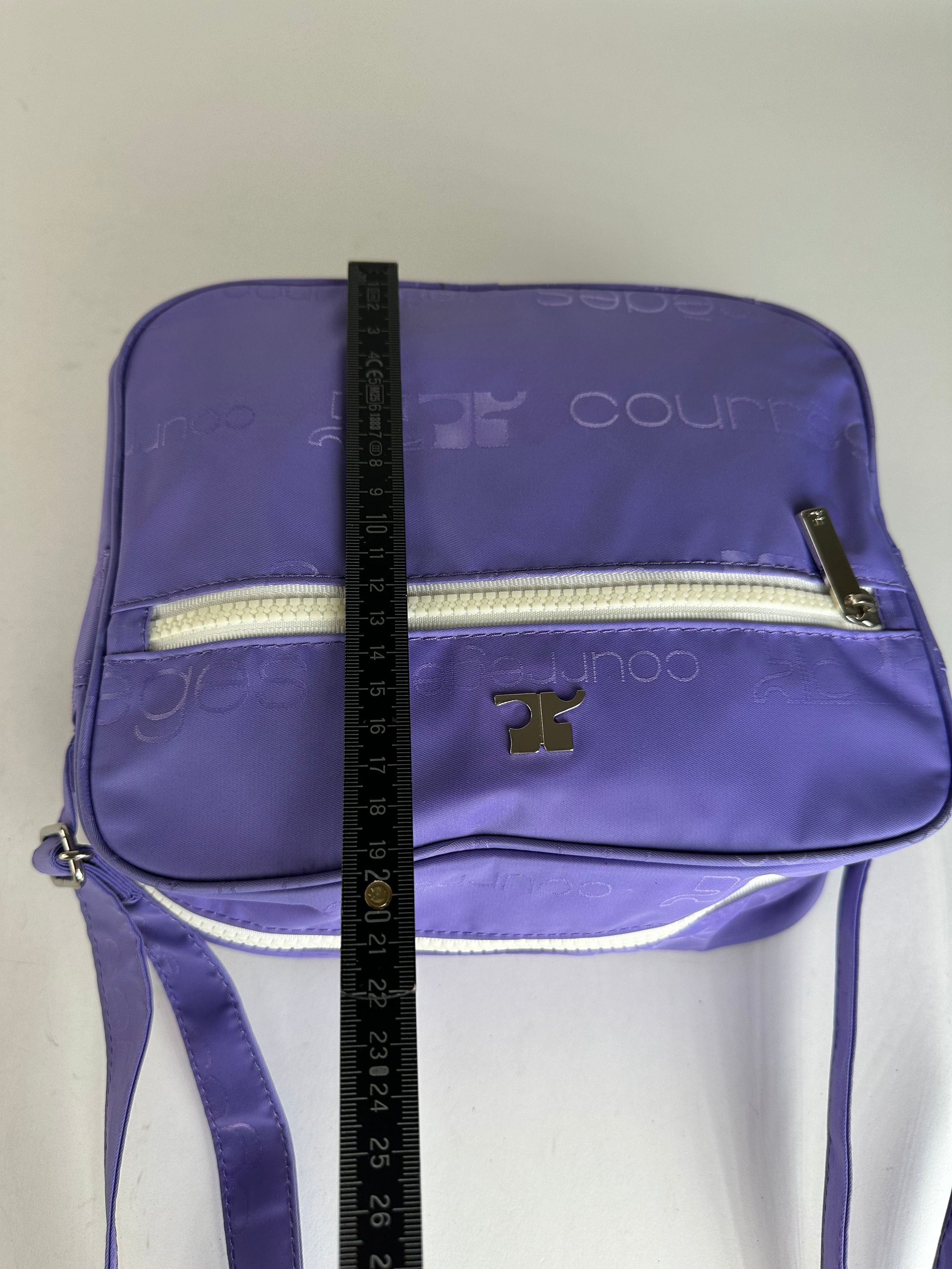 Courreges Vintage Multiway Monogram Polyester Bag Purple New With Tag Size ONE SIZE - 15 Thumbnail