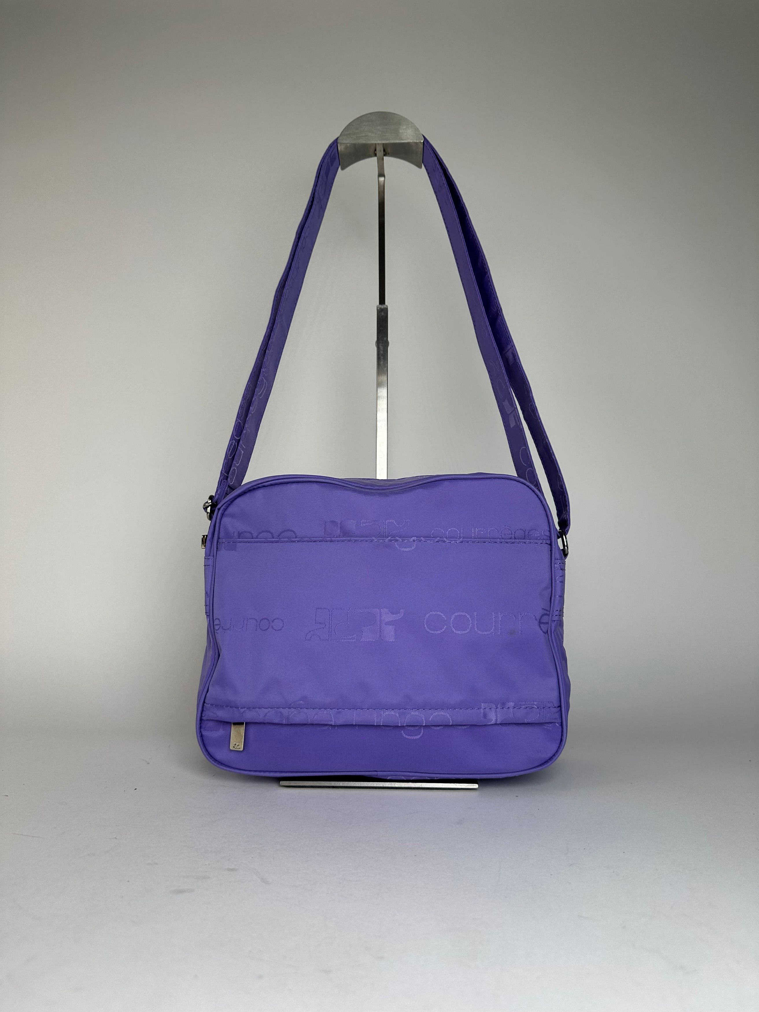 Courreges Vintage Multiway Monogram Polyester Bag Purple New With Tag Size ONE SIZE - 2 Thumbnail