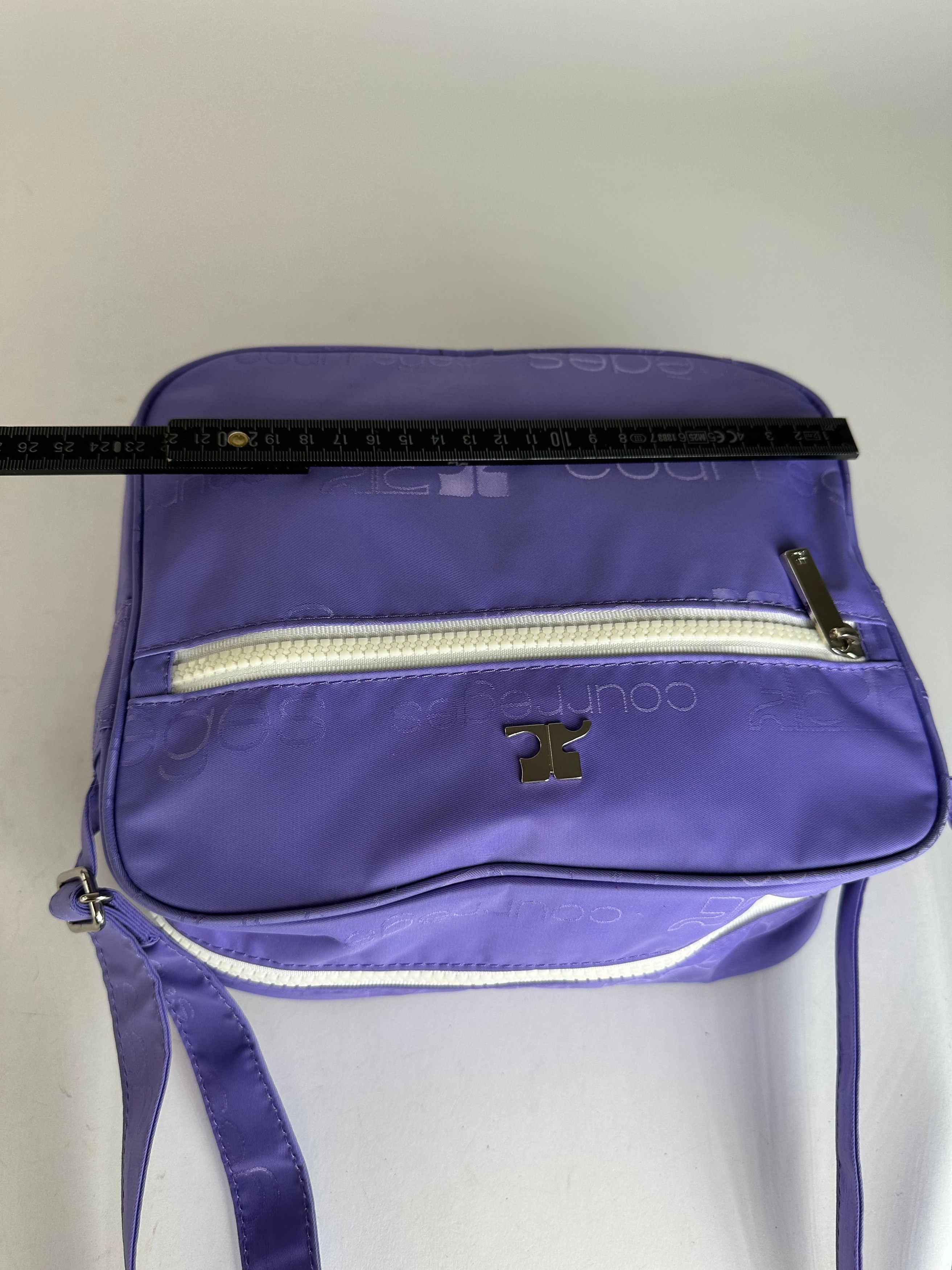 Courreges Vintage Multiway Monogram Polyester Bag Purple New With Tag Size ONE SIZE - 14 Thumbnail