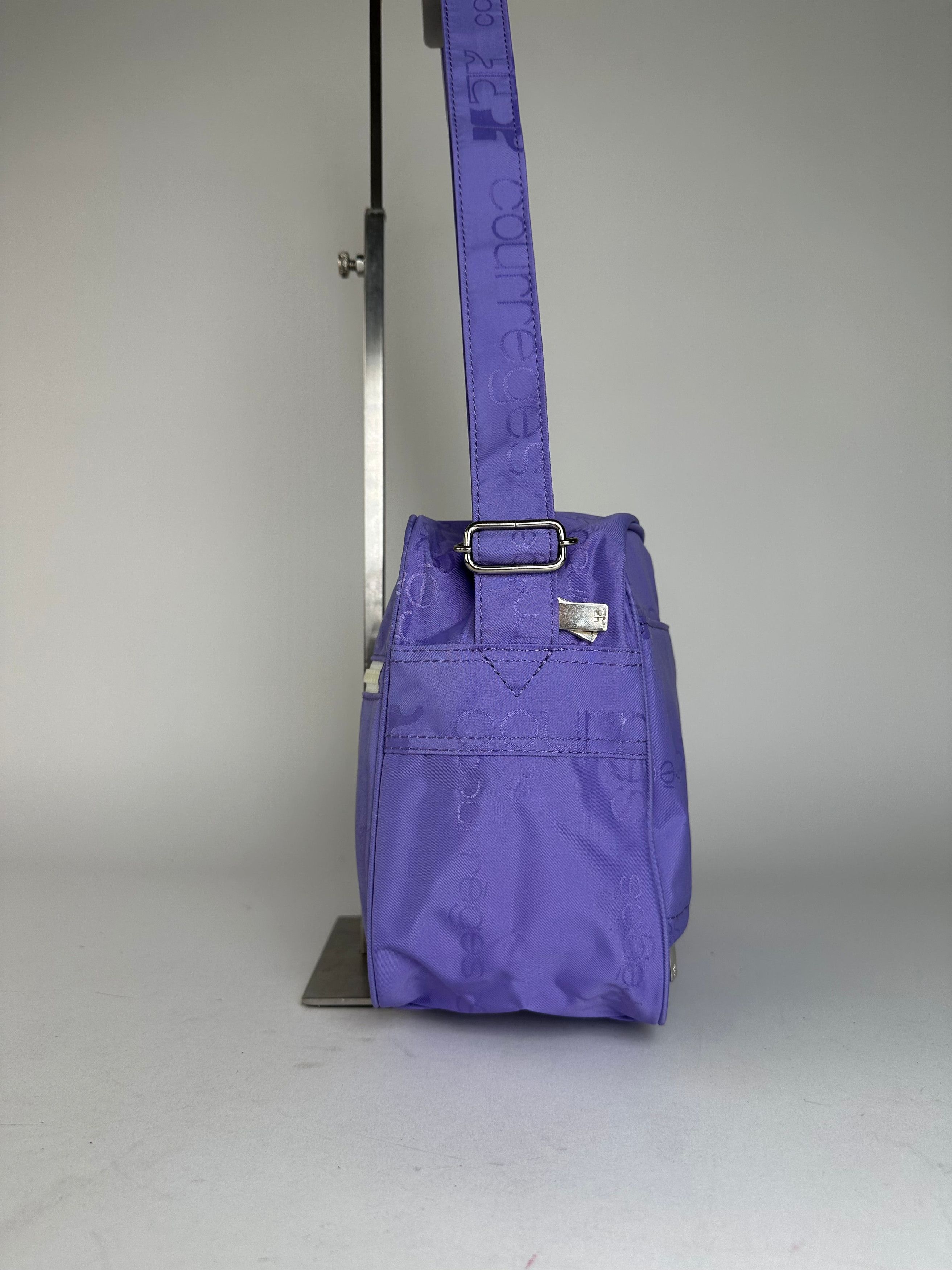 Courreges Vintage Multiway Monogram Polyester Bag Purple New With Tag Size ONE SIZE - 5 Thumbnail