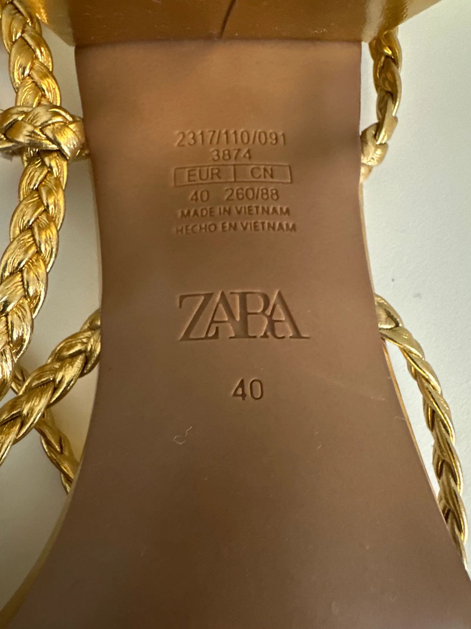 Zara Zara Sandals Size US 10 / IT 40 - 3 Thumbnail