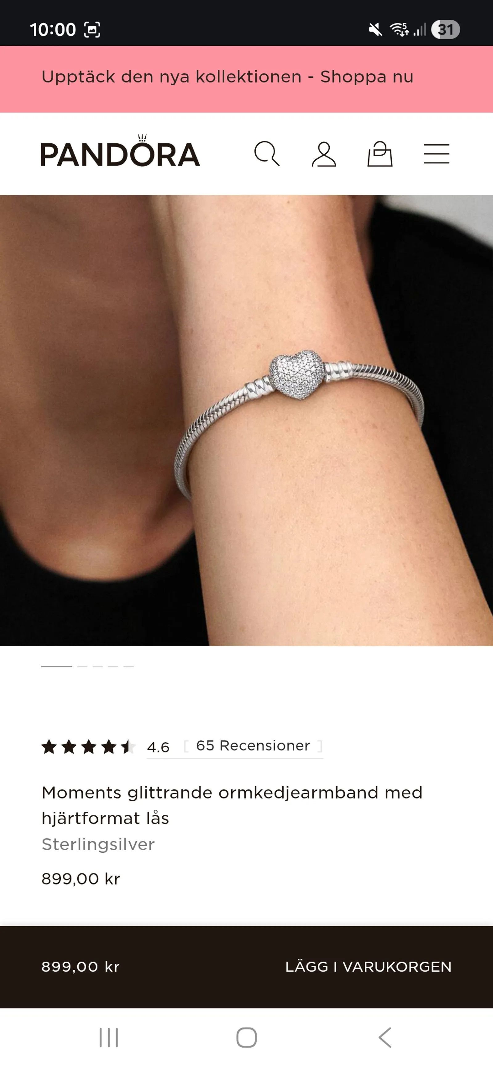 pandora Pandora Bracelet Size ONE SIZE - 3 Thumbnail