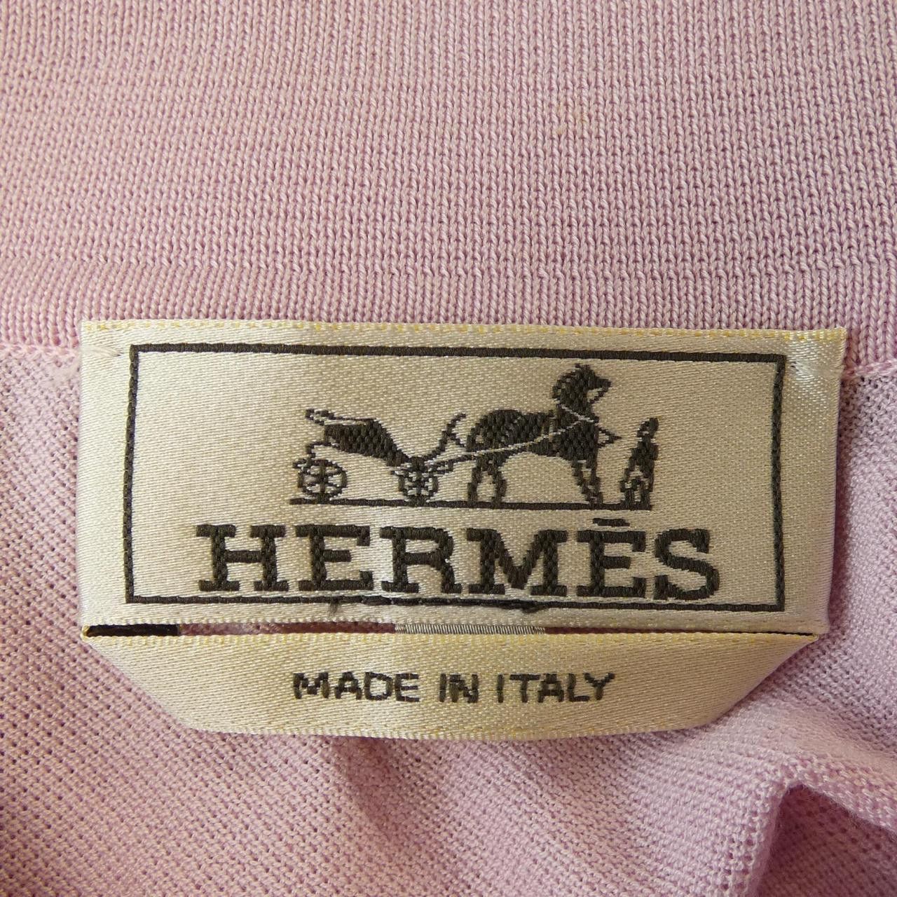 Hermes Hermes Hermes XL Knit Polo Shirt Textile Tops DUTY FREE for USA Size ONE SIZE - 4 Thumbnail