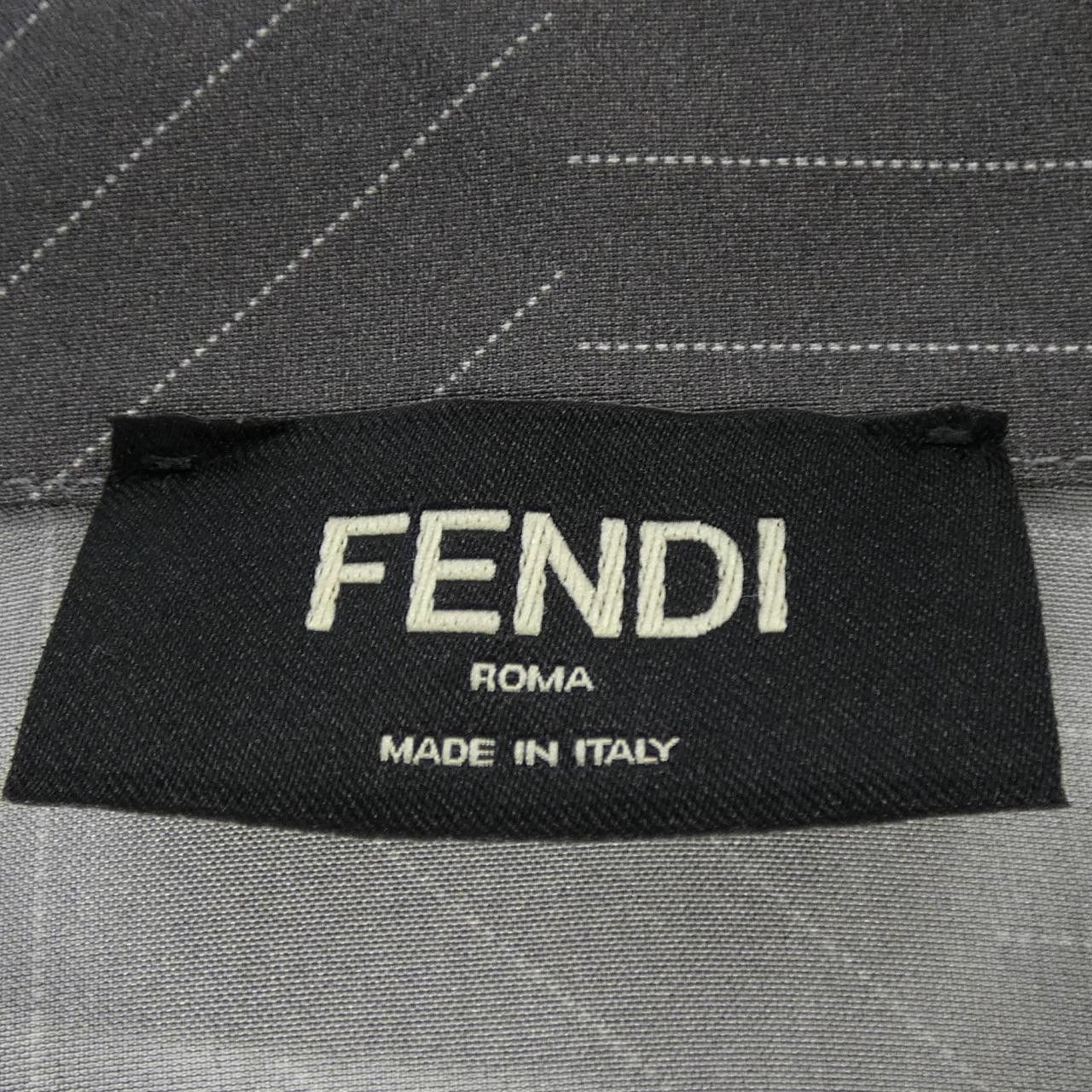 Fendi Fendi Fendi Silk Short Sleeve Shirt Textile Dress Shirt FS0795 APQ4 DUTY FREE for USA Size ONE SIZE - 4 Thumbnail