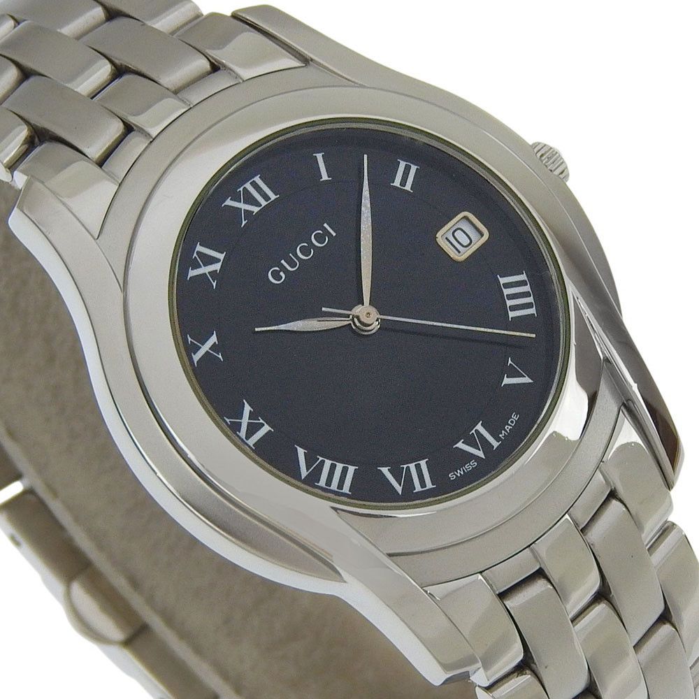 Gucci Gucci Gucci Stainless Steel Quartz Watch Metal Quartz 5500M DUTY FREE for USA Size ONE SIZE - 3 Thumbnail