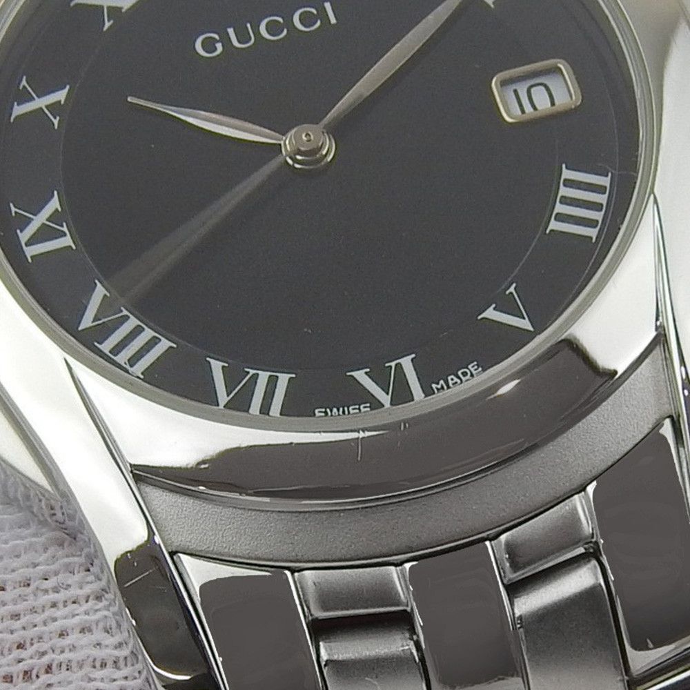 Gucci Gucci Gucci Stainless Steel Quartz Watch Metal Quartz 5500M DUTY FREE for USA Size ONE SIZE - 8 Thumbnail