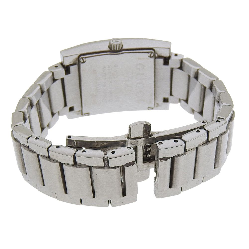 Gucci Gucci Gucci Stainless Steel Watch Metal Quartz 7700L DUTY FREE for USA Size ONE SIZE - 5 Thumbnail
