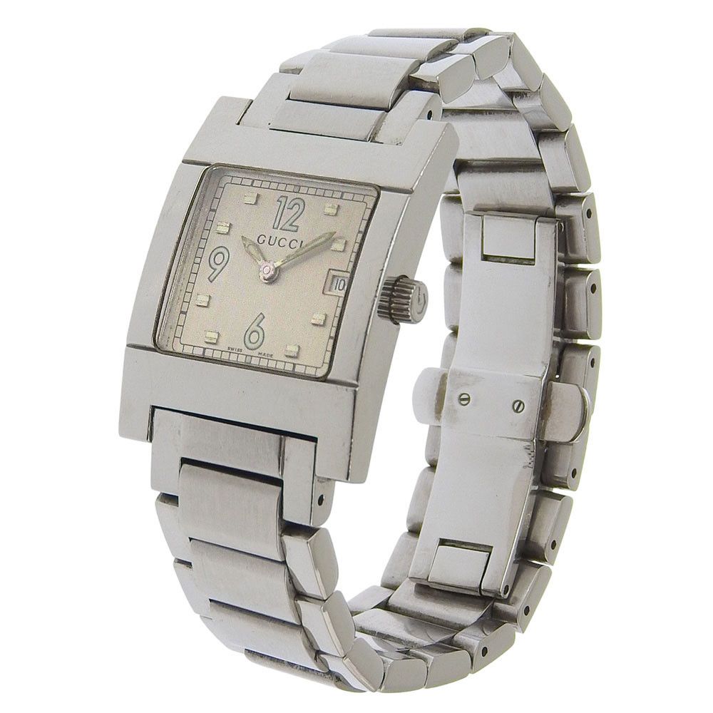Gucci Gucci Gucci Stainless Steel Watch Metal Quartz 7700L DUTY FREE for USA Size ONE SIZE - 2 Thumbnail
