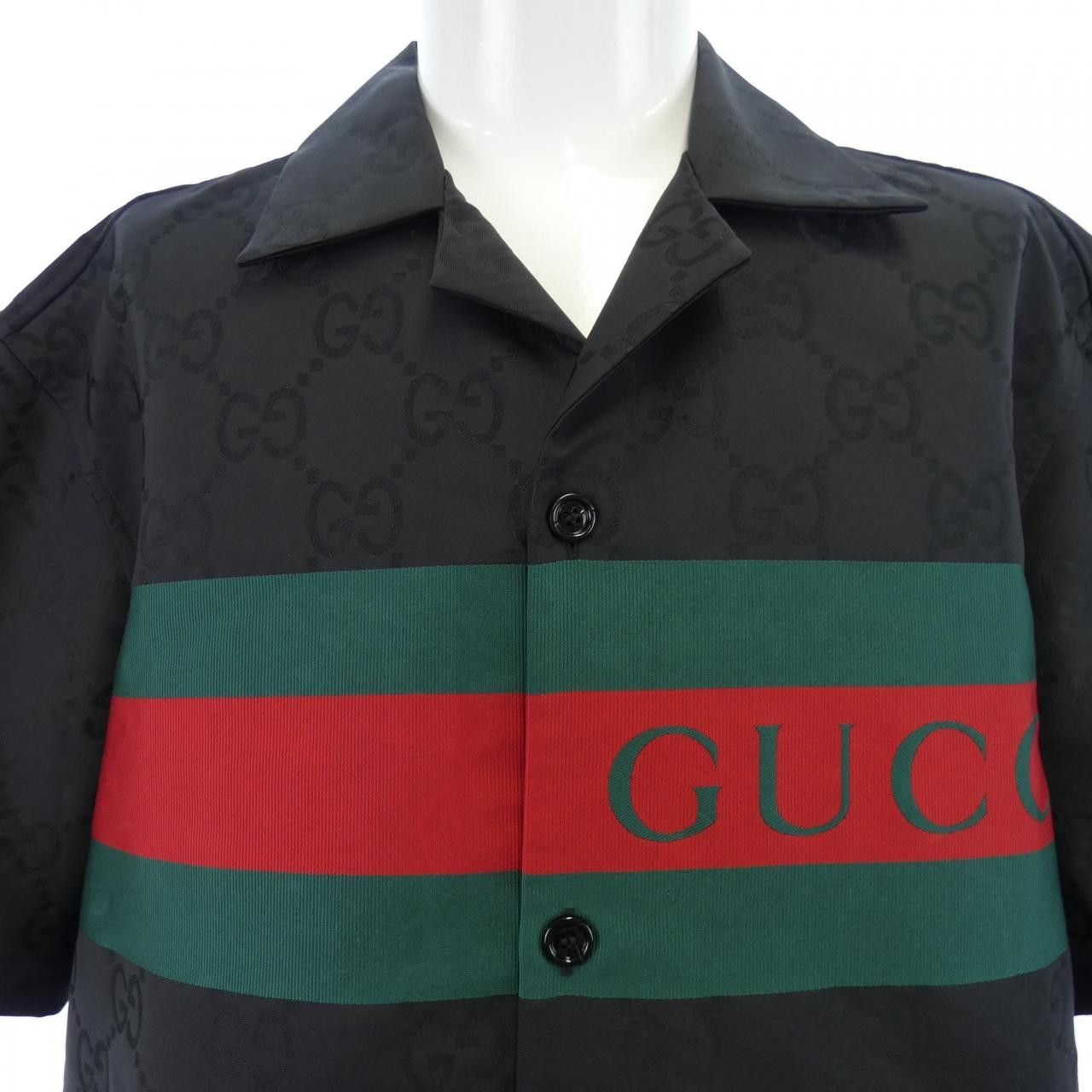 Gucci Gucci Gucci Short Sleeve Shirt Textile Tops 782743ZAQD2 DUTY FREE for USA Size ONE SIZE - 5 Thumbnail