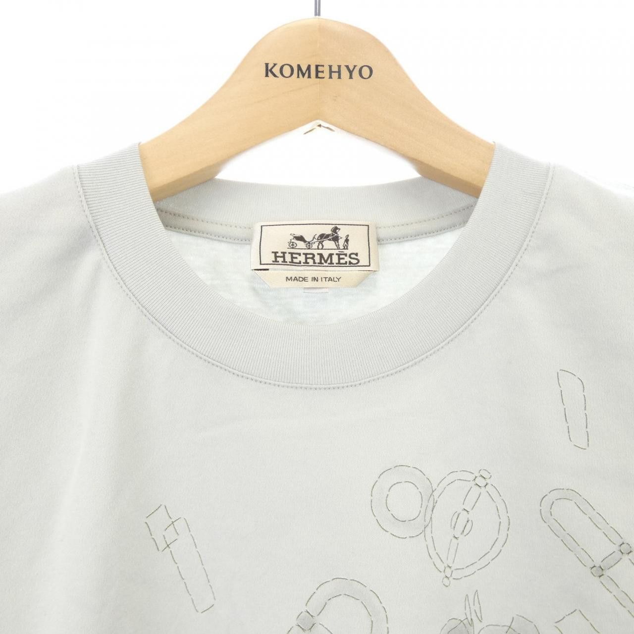 Hermes Hermes Hermes Cotton T Shirt Textile T-Shirts DUTY FREE for USA Size ONE SIZE - 5 Thumbnail