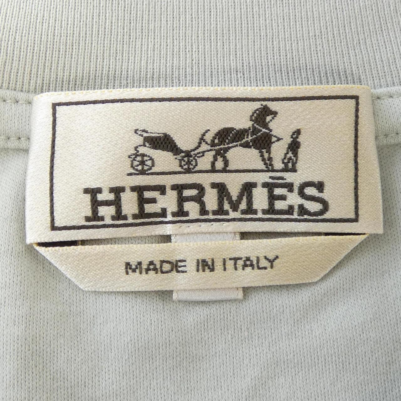 Hermes Hermes Hermes Cotton T Shirt Textile T-Shirts DUTY FREE for USA Size ONE SIZE - 4 Thumbnail