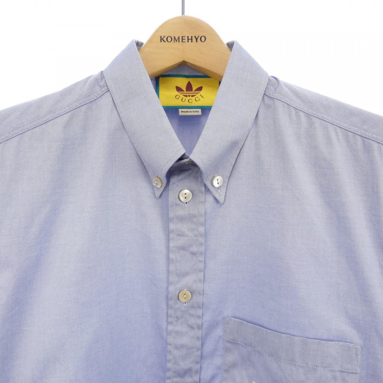 Gucci Gucci Gucci Cotton Shirt Textile Dress Shirt 701360ZAJRO DUTY FREE for USA Size ONE SIZE - 5 Thumbnail