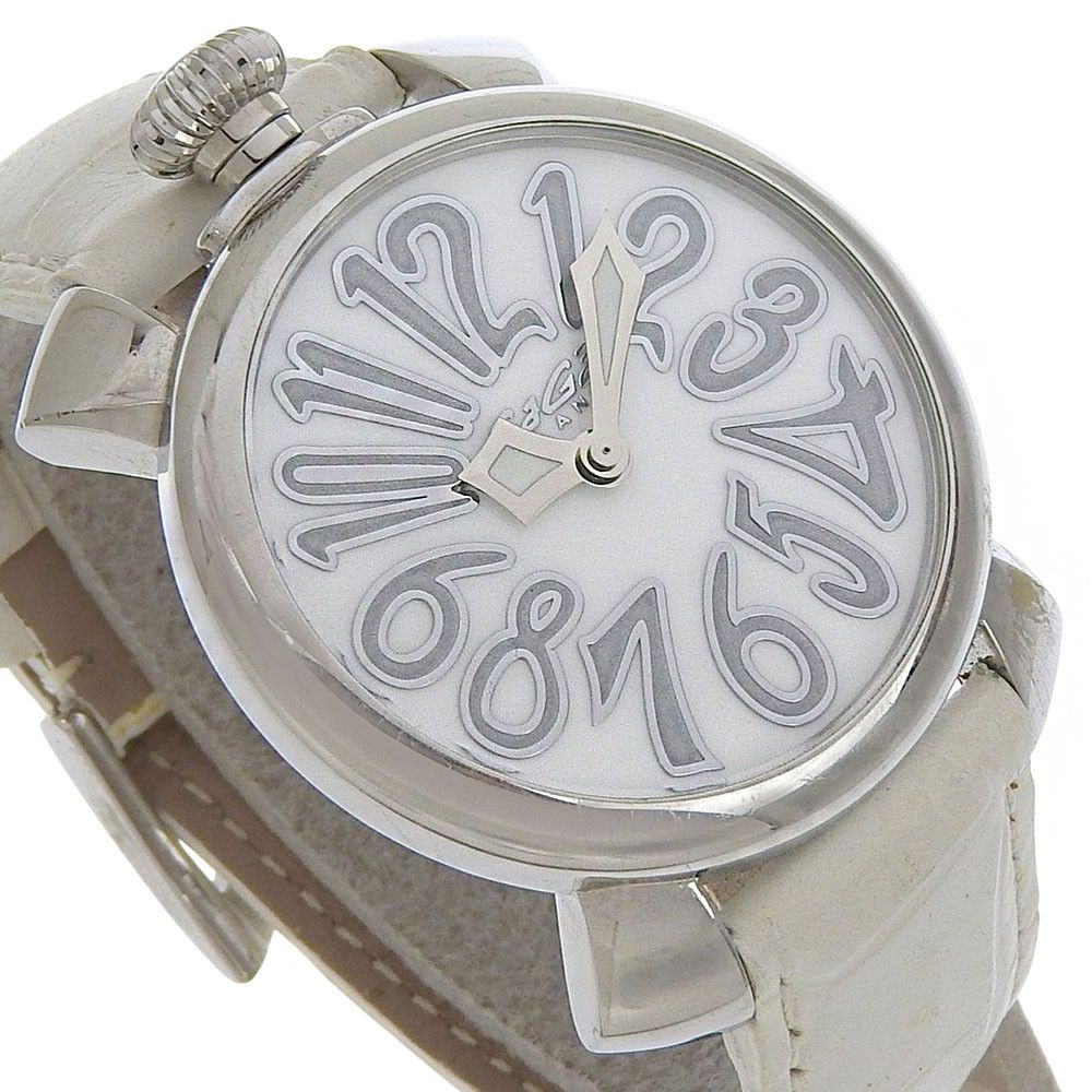 Other Other Gaga Milano Manuale Stainless Steel Quartz Metal Quartz 5020.8 DUTY FREE for USA Size ONE SIZE - 3 Thumbnail