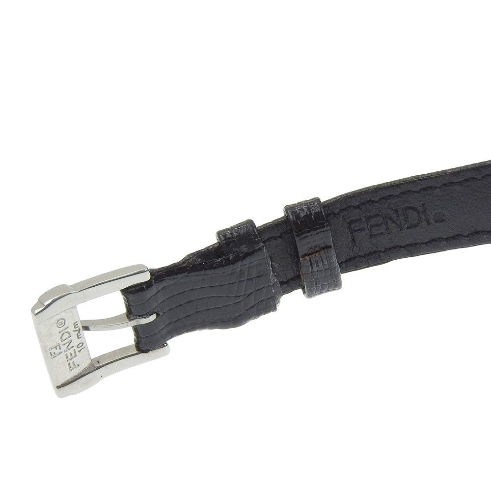 Fendi Fendi Fendi Stainless Steel Case Leather Strap Watch Metal Quartz 320L DUTY FREE for USA Size ONE SIZE - 7 Thumbnail