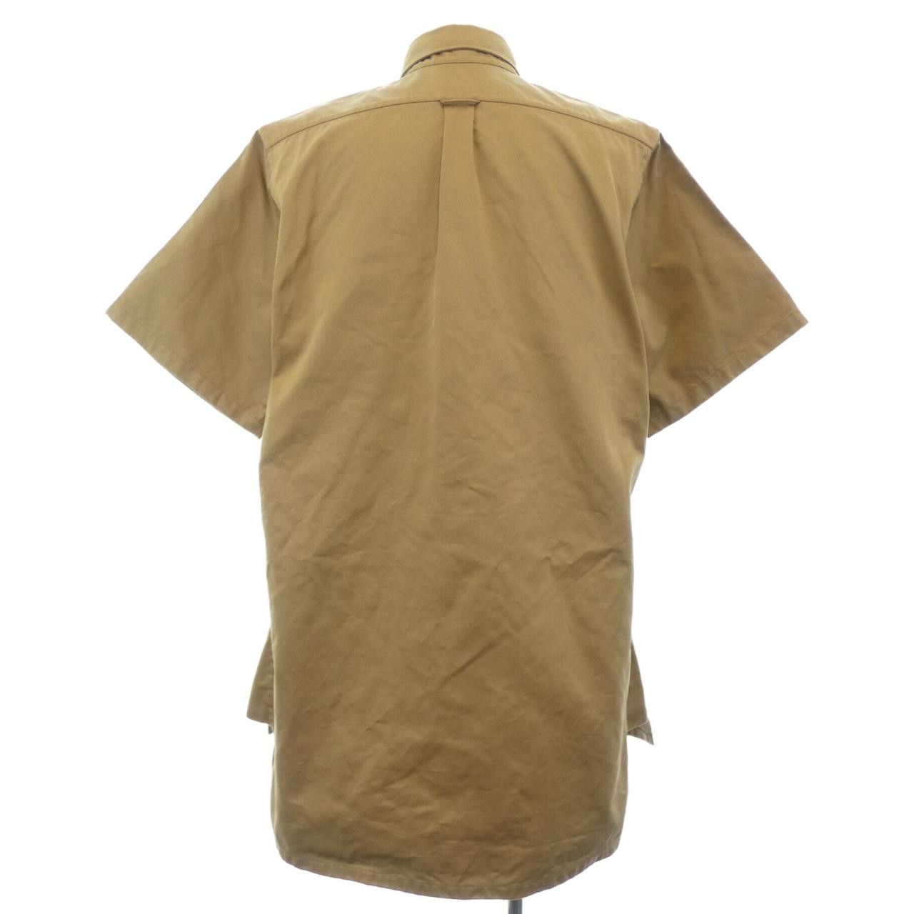 Prada Prada Prada Triangle Logo Short Sleeve Shirt Textile Tops UCS361S2011UPX DUTY FREE for USA Size ONE SIZE - 2 Thumbnail