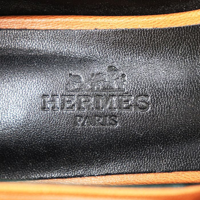 Hermes Hermes Hermes Jane Calfskin Ballet Flats Leather Shoes DUTY FREE for USA Size ONE SIZE - 16 Thumbnail