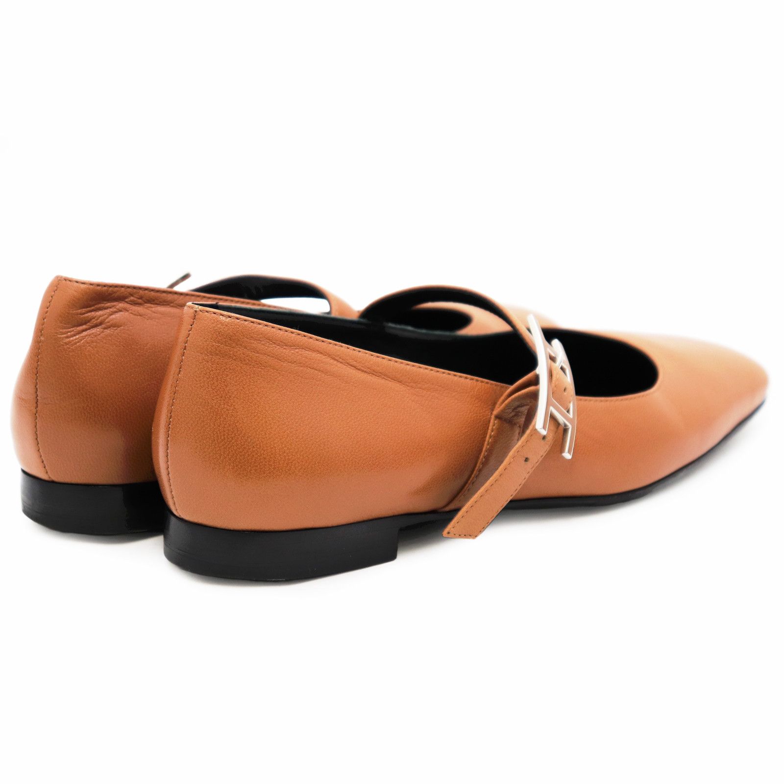 Hermes Hermes Hermes Jane Calfskin Ballet Flats Leather Shoes DUTY FREE for USA Size ONE SIZE - 12 Thumbnail