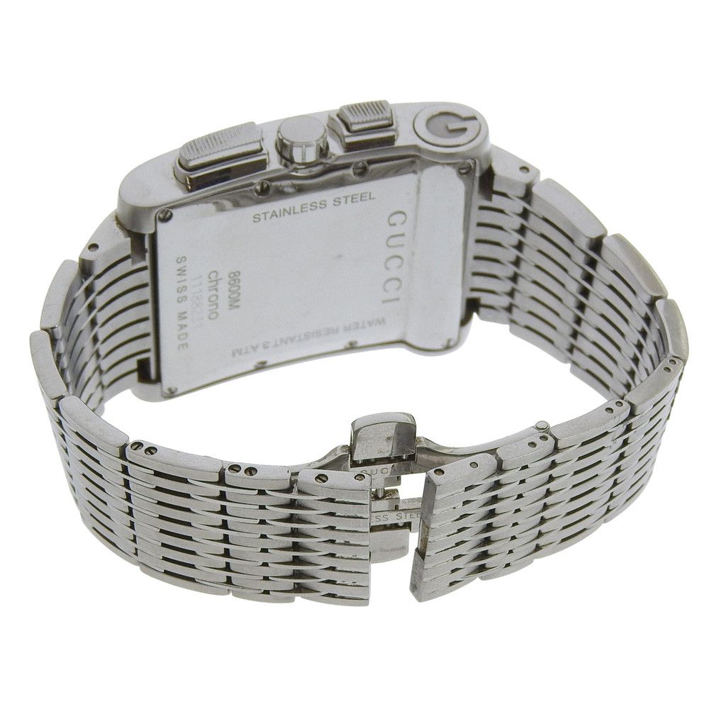 Gucci Gucci Gucci G Metro Stainless Steel Chronograph Metal Quartz 8600M DUTY FREE for USA Size ONE SIZE - 5 Thumbnail